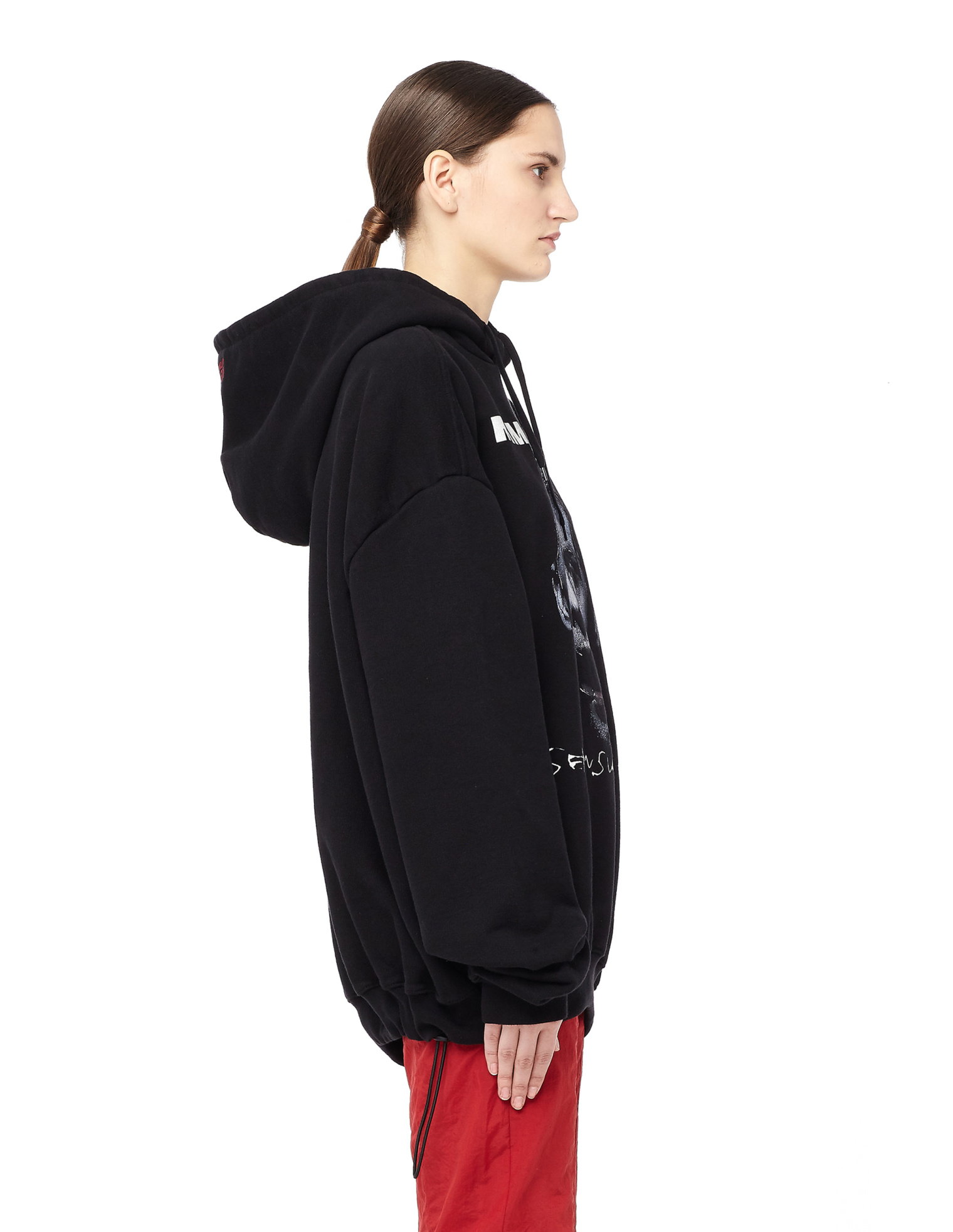 VETEMENTS Trash Metal Oversize Cotton Hoodie