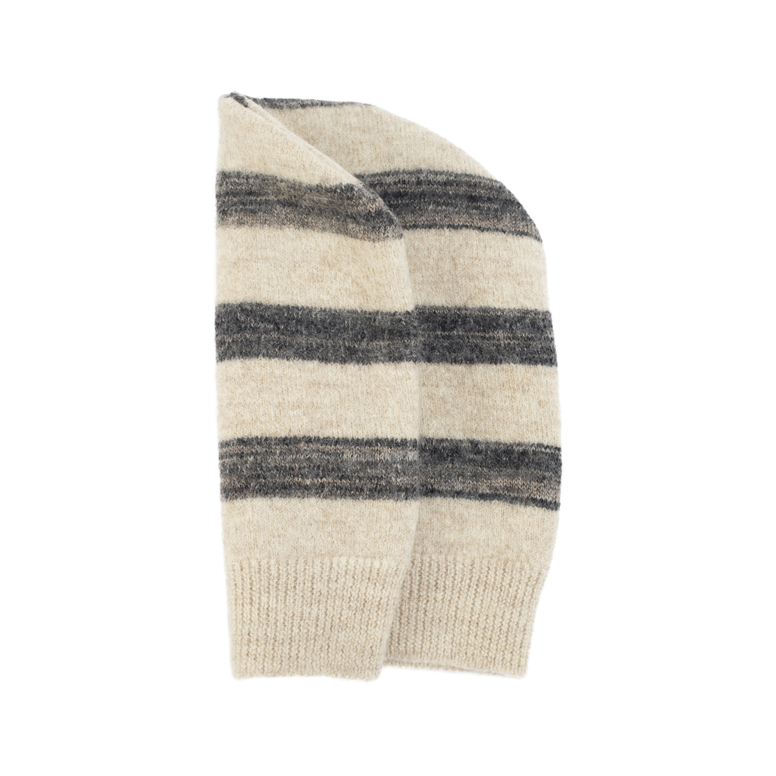 Maison Margiela Striped wool beanie