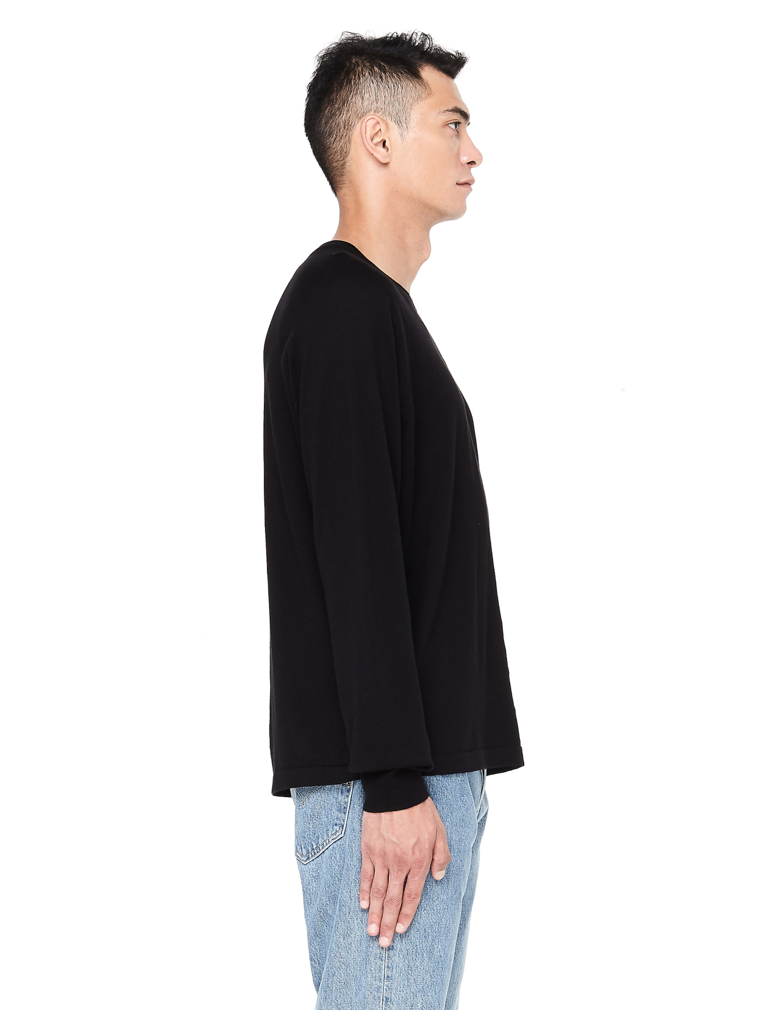 James Perse Cotton & Cashmere Crew Neck Jumper