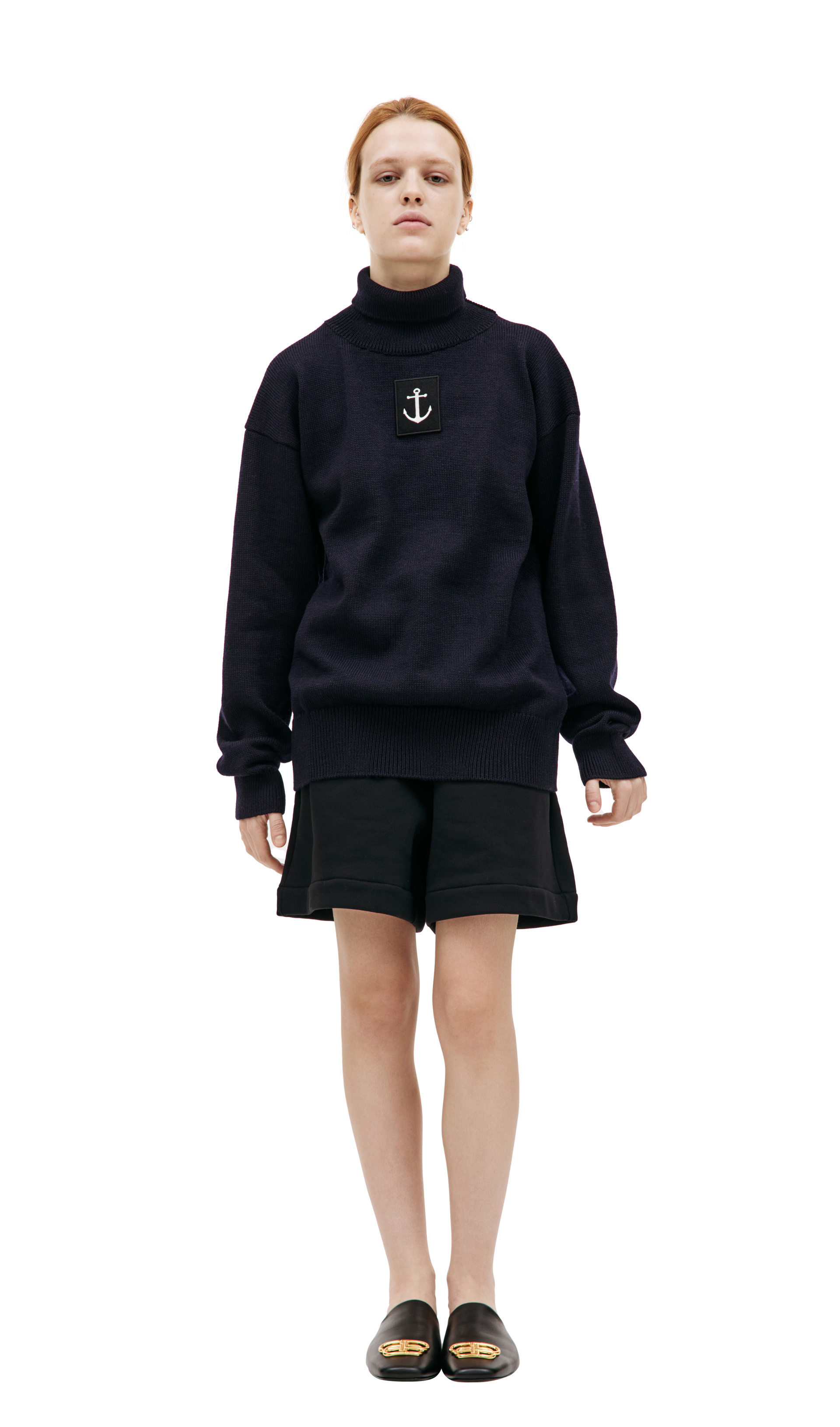 Buy VETEMENTS women black vetements x sv hoodie for $965