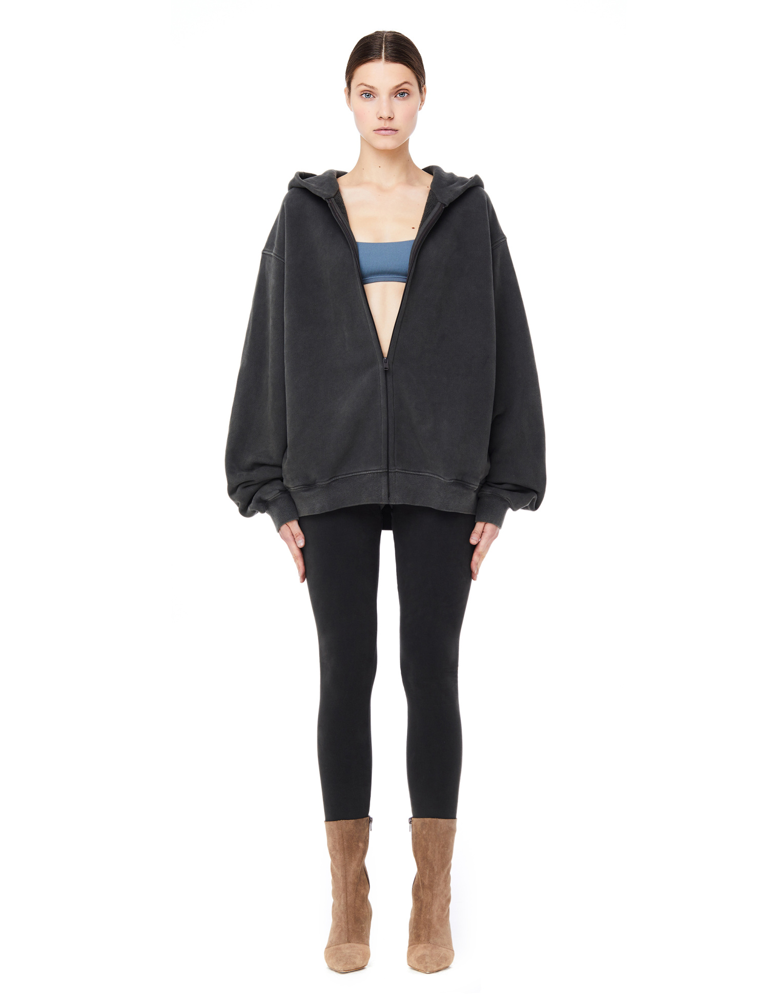 Yeezy Core Cotton Zip Up Hoodie