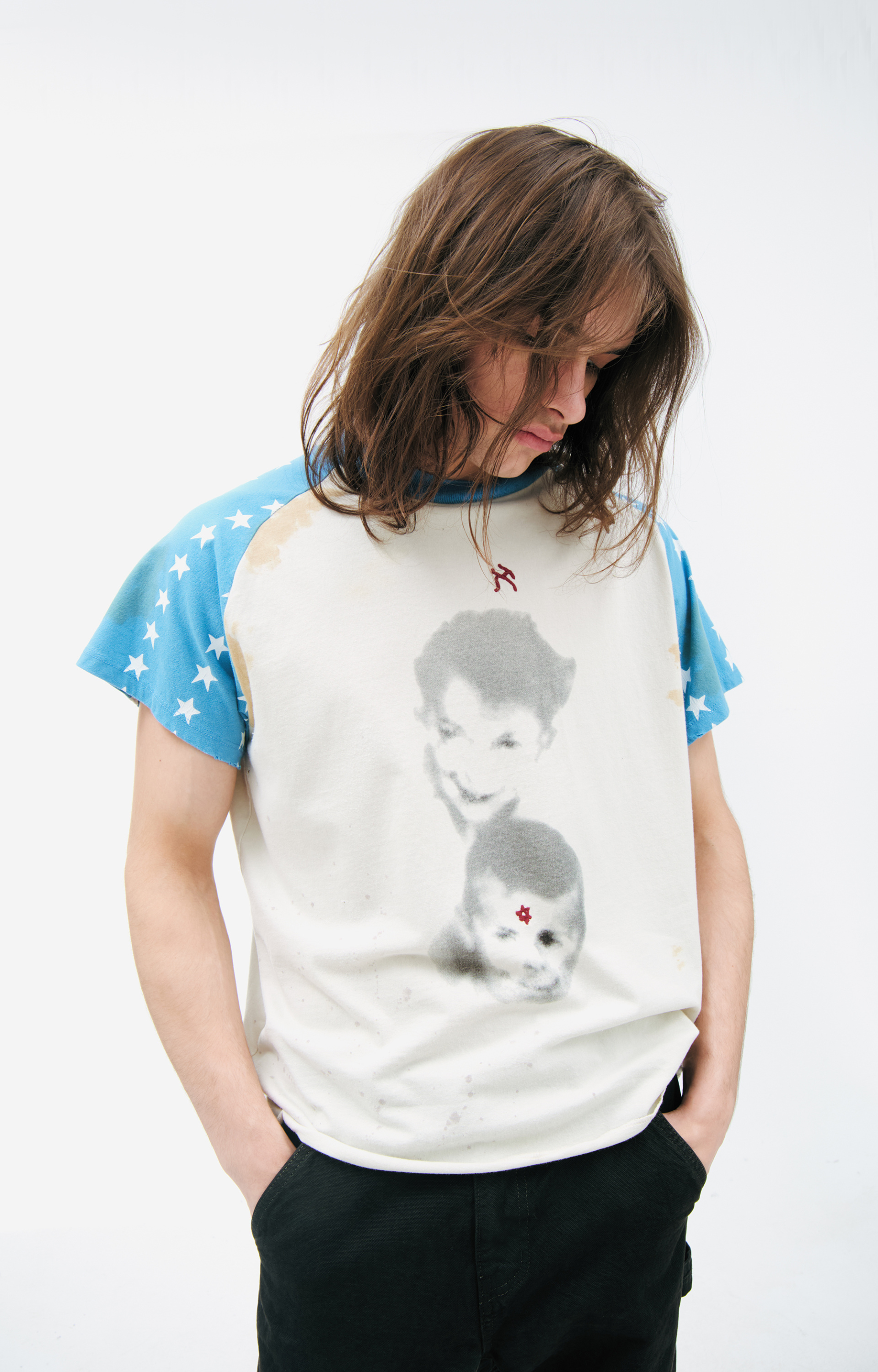 Enfants Riches Déprimés T-shirt with contrasting sleeves