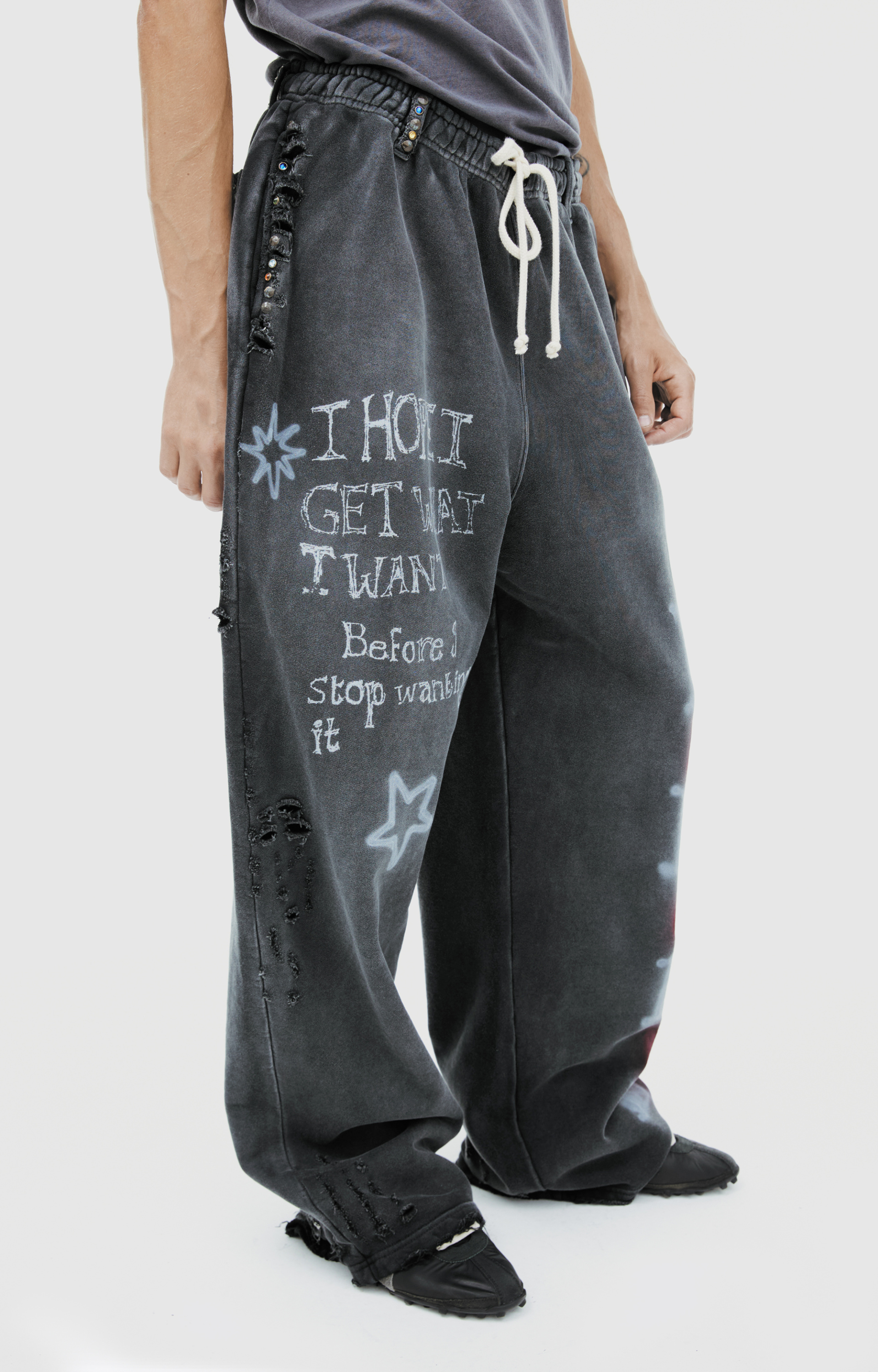 Satoshi Nakamoto Printed sweatpants