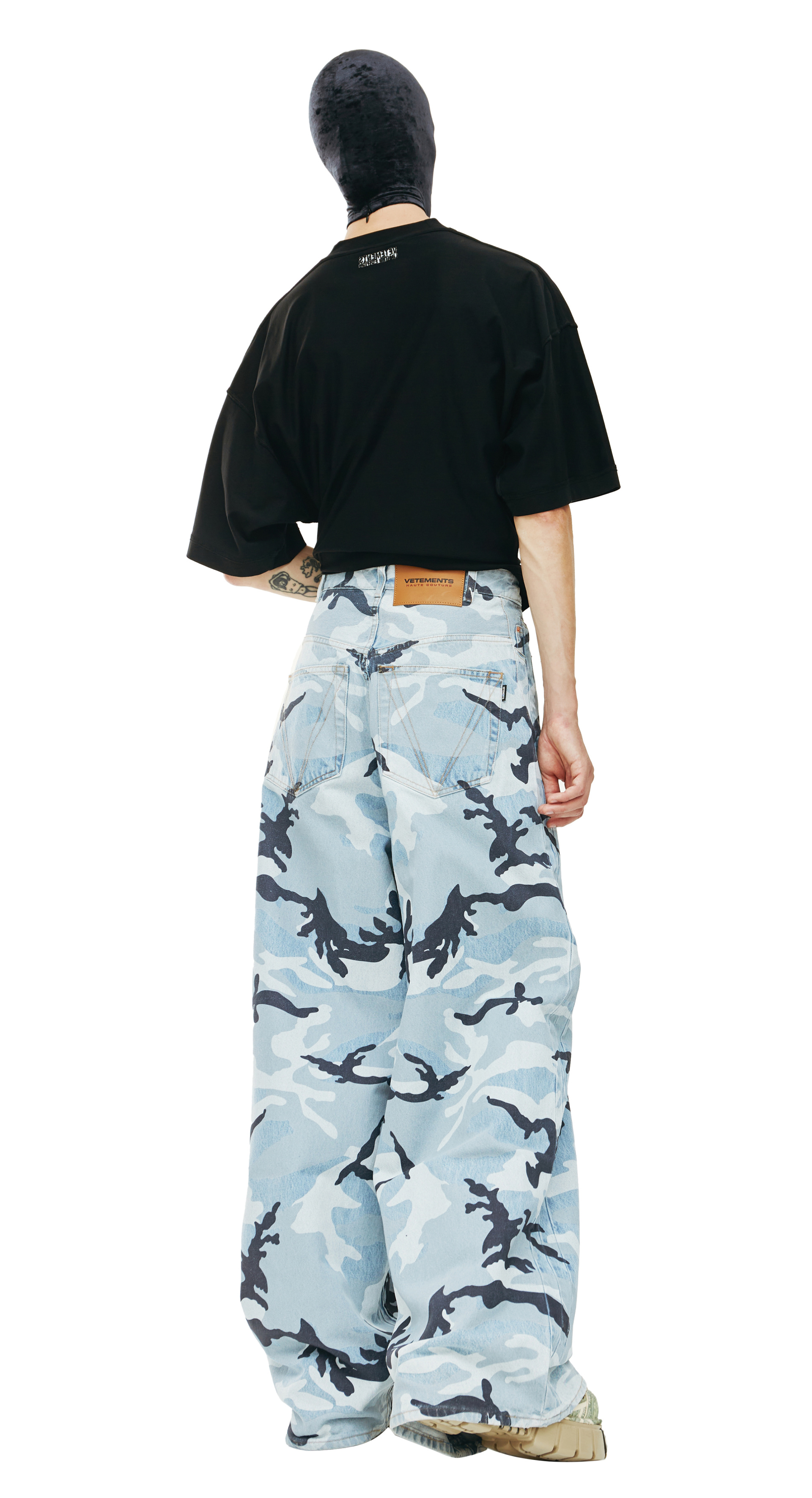 VETEMENTS Camo wide-leg jeans