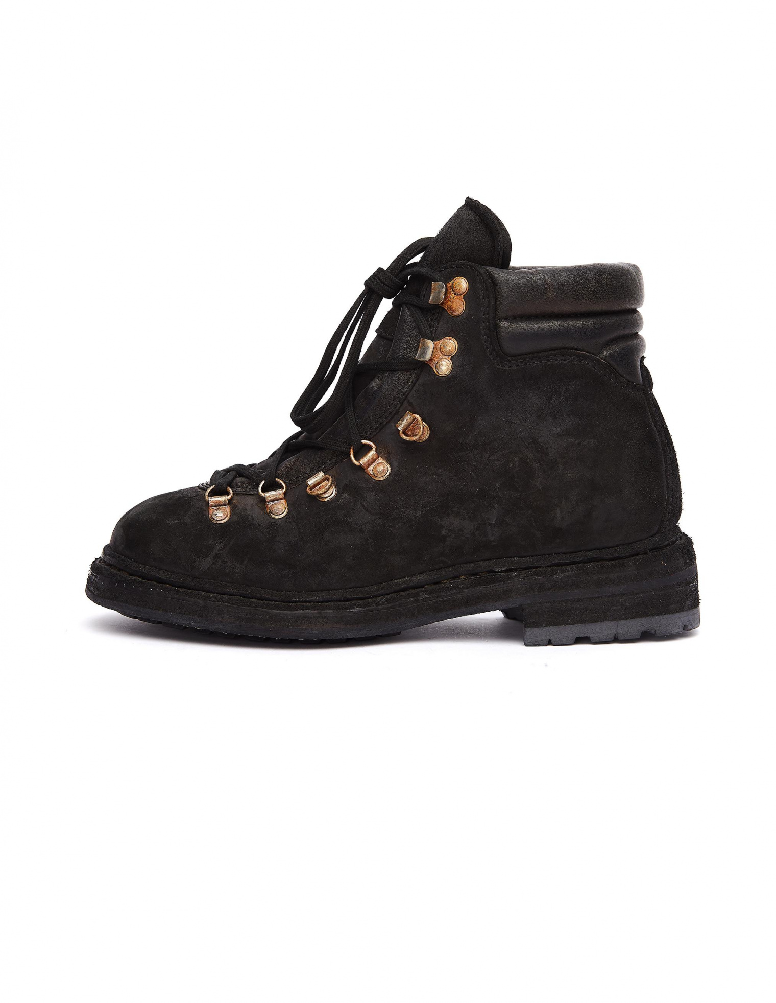 Guidi Black Suede Hiking Boots