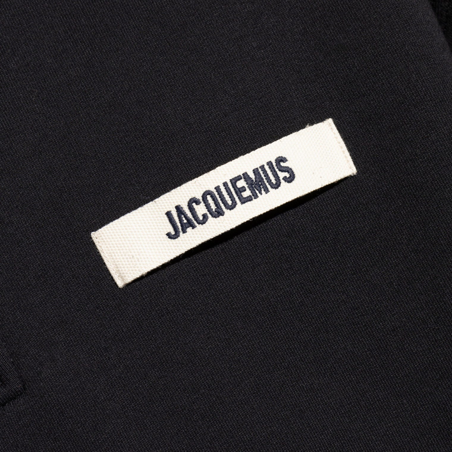 JACQUEMUS The Gros Grain Zipped Rollneck Sweatshirt