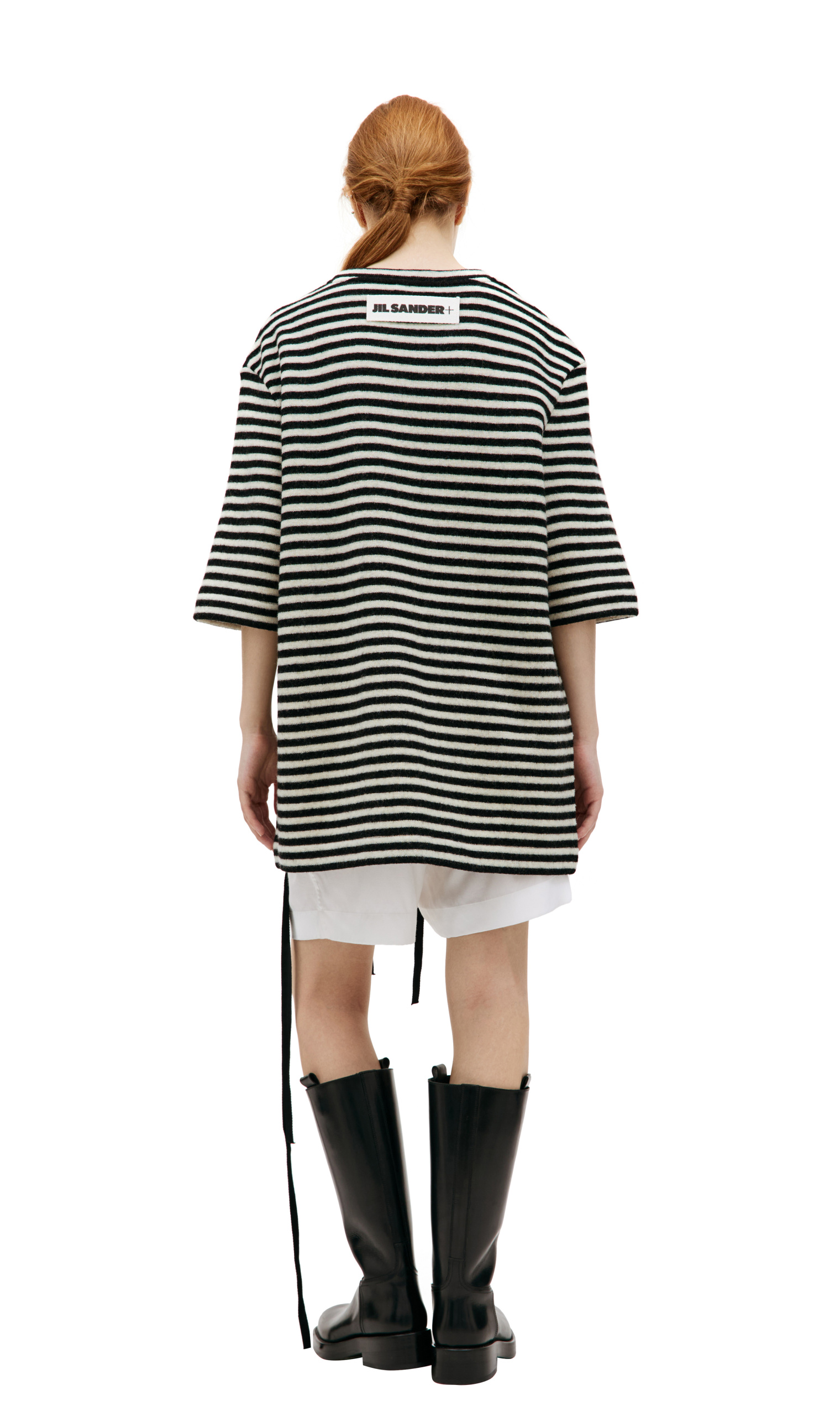 Jil Sander Multistripe wool sweater