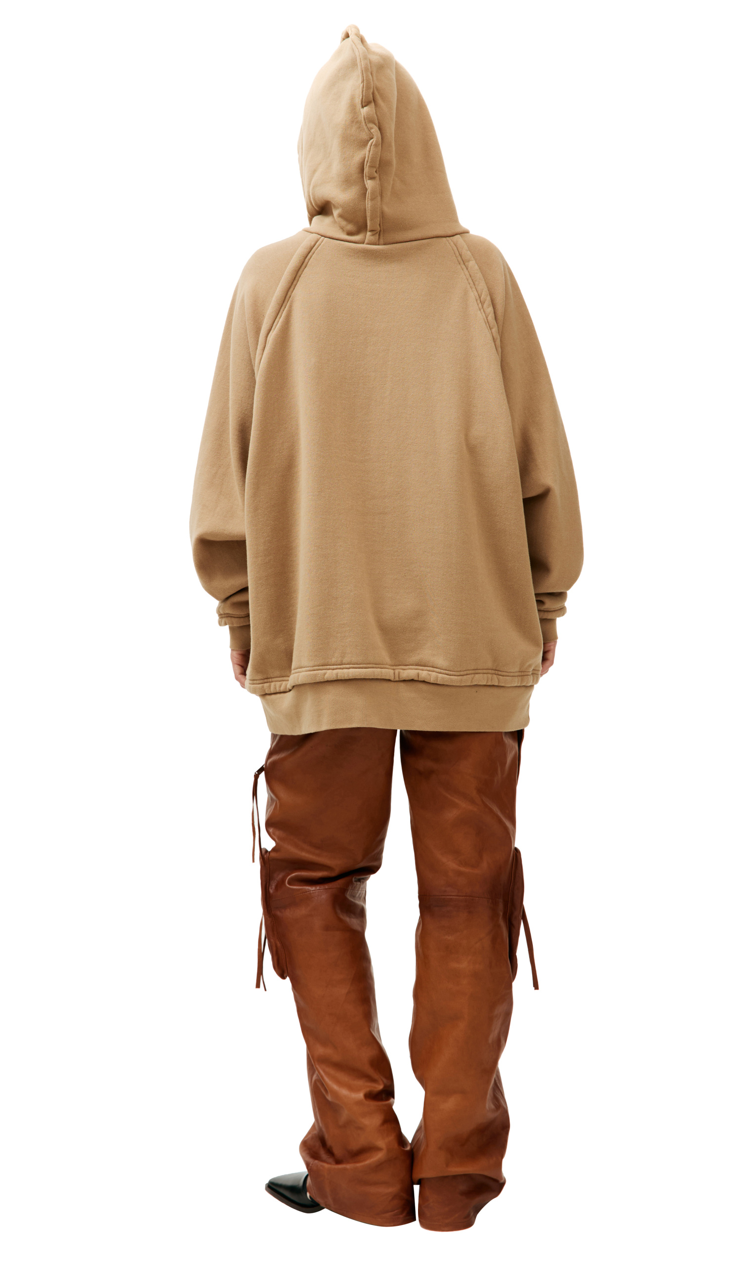 Undercover Beige embroidered hoodie