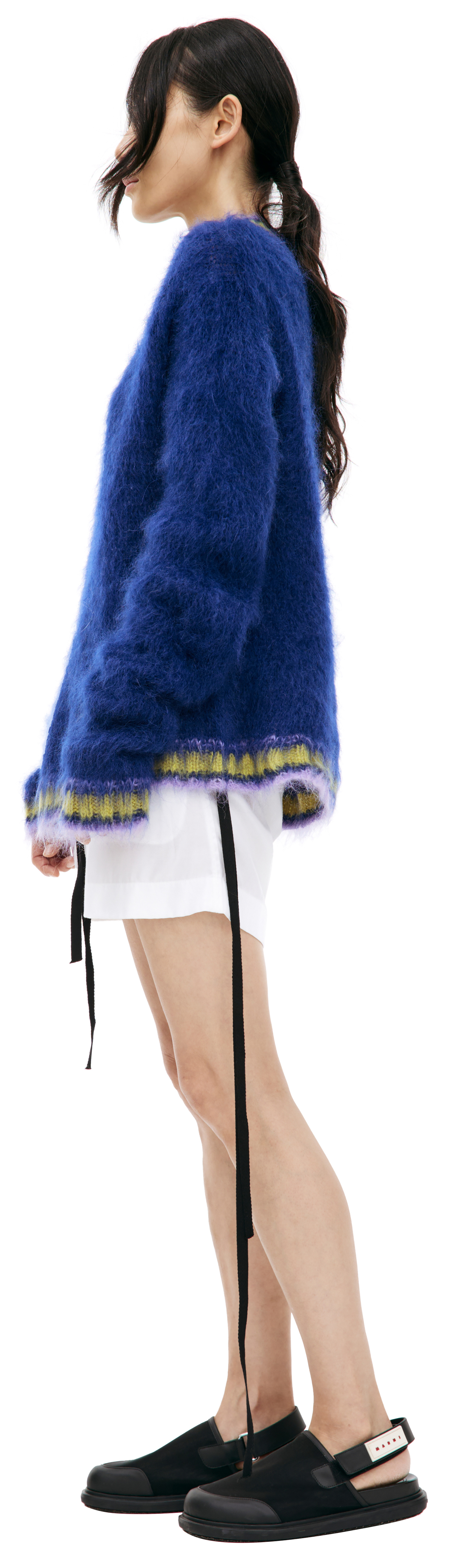 Marni V-neck mohair sweater