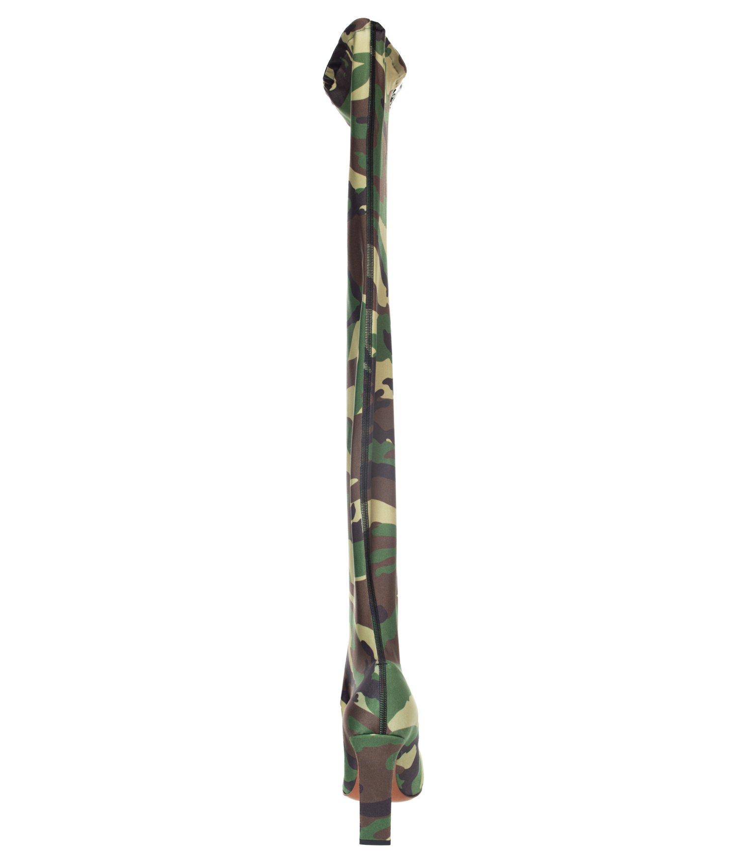 VETEMENTS Camouflage over-the-knee boots