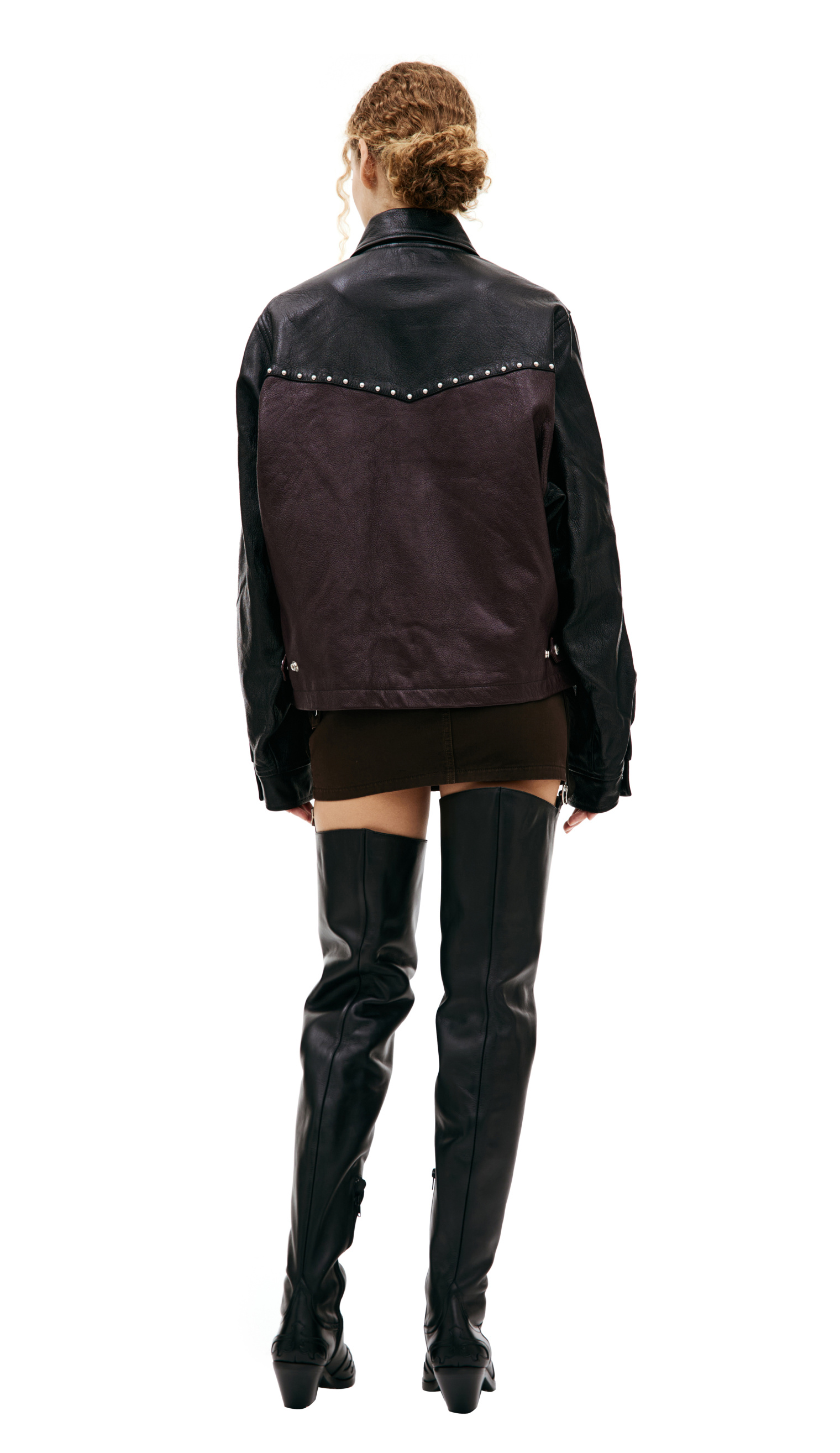 Enfants Riches Deprimes Leather western jacket