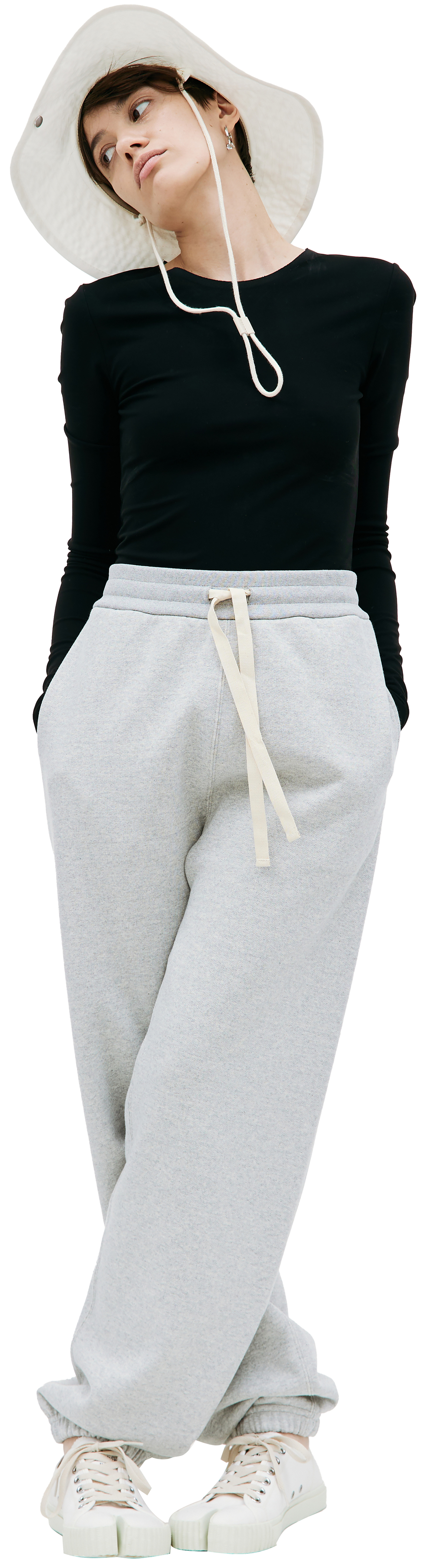 Jil Sander Grey cotton sweatpants