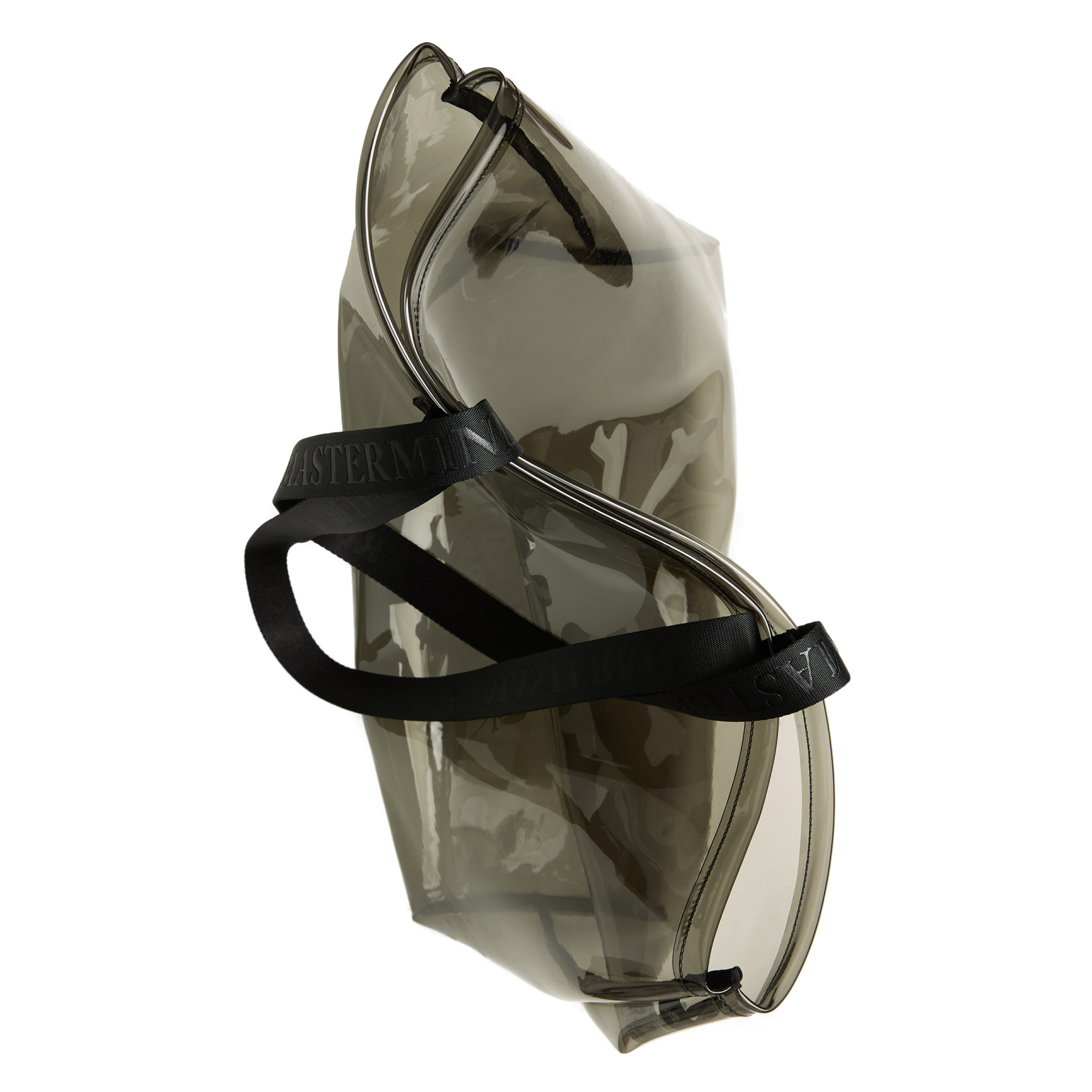 Mastermind WORLD Сумка-MW26SE1-BA001 прозрачная,тонировка,винил.лого.пляж,черная