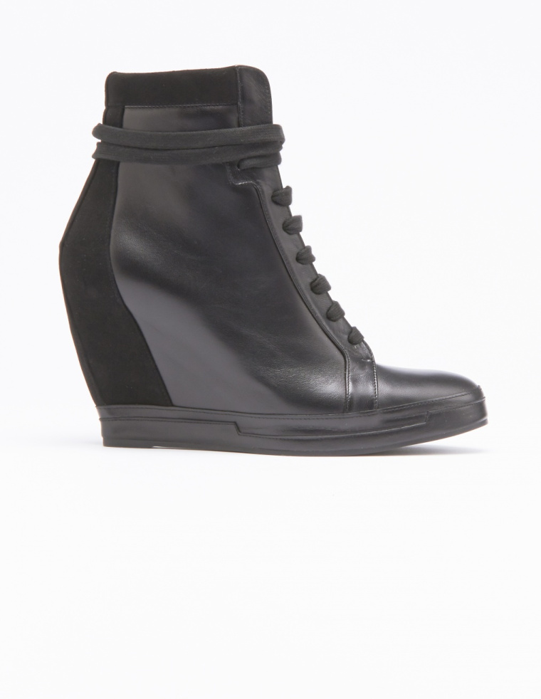 A.F.Vandevorst Lace up wedge boots
