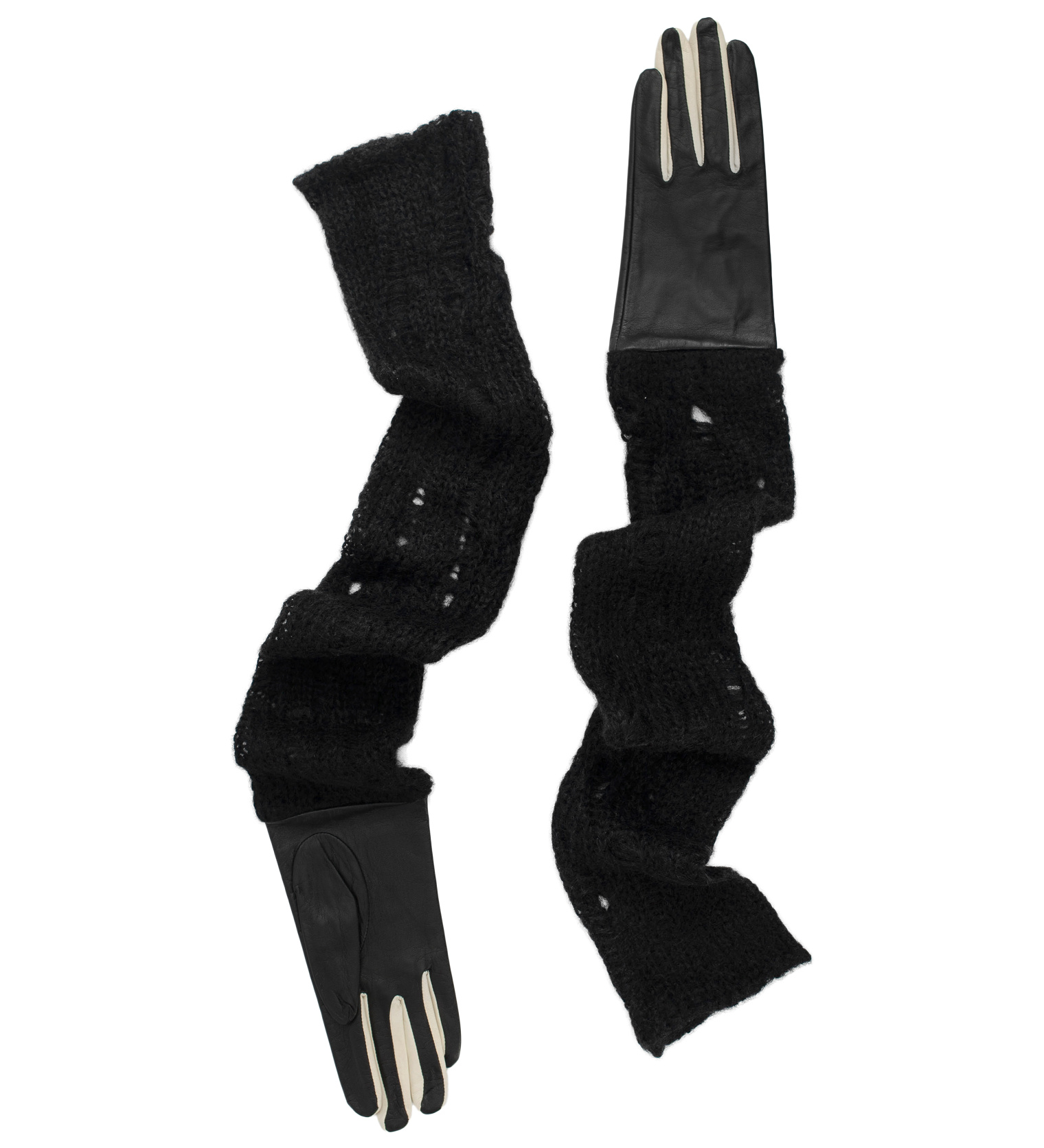 Yohji Yamamoto Long Knitted Gloves