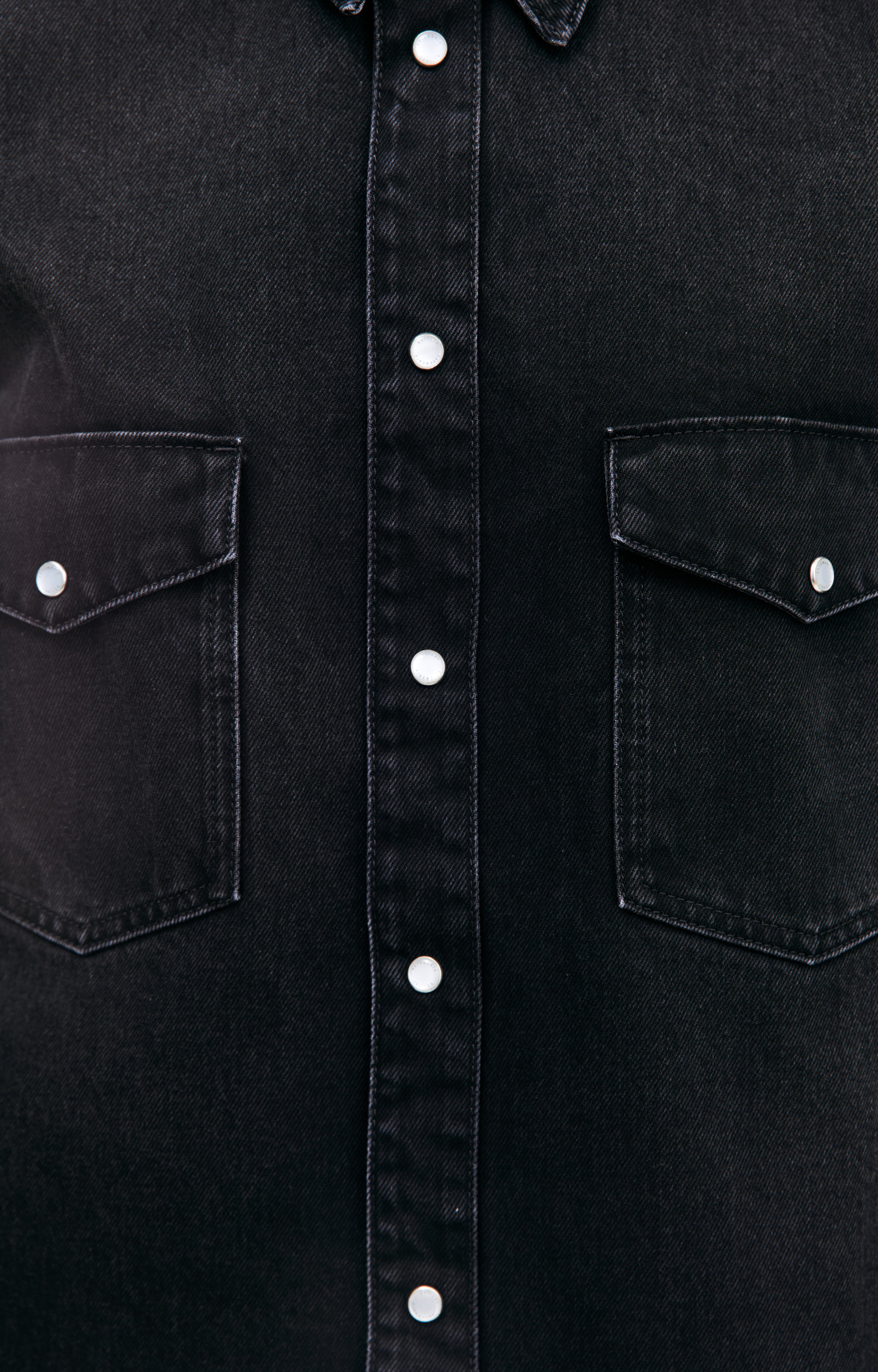 VETEMENTS Black denim shirt