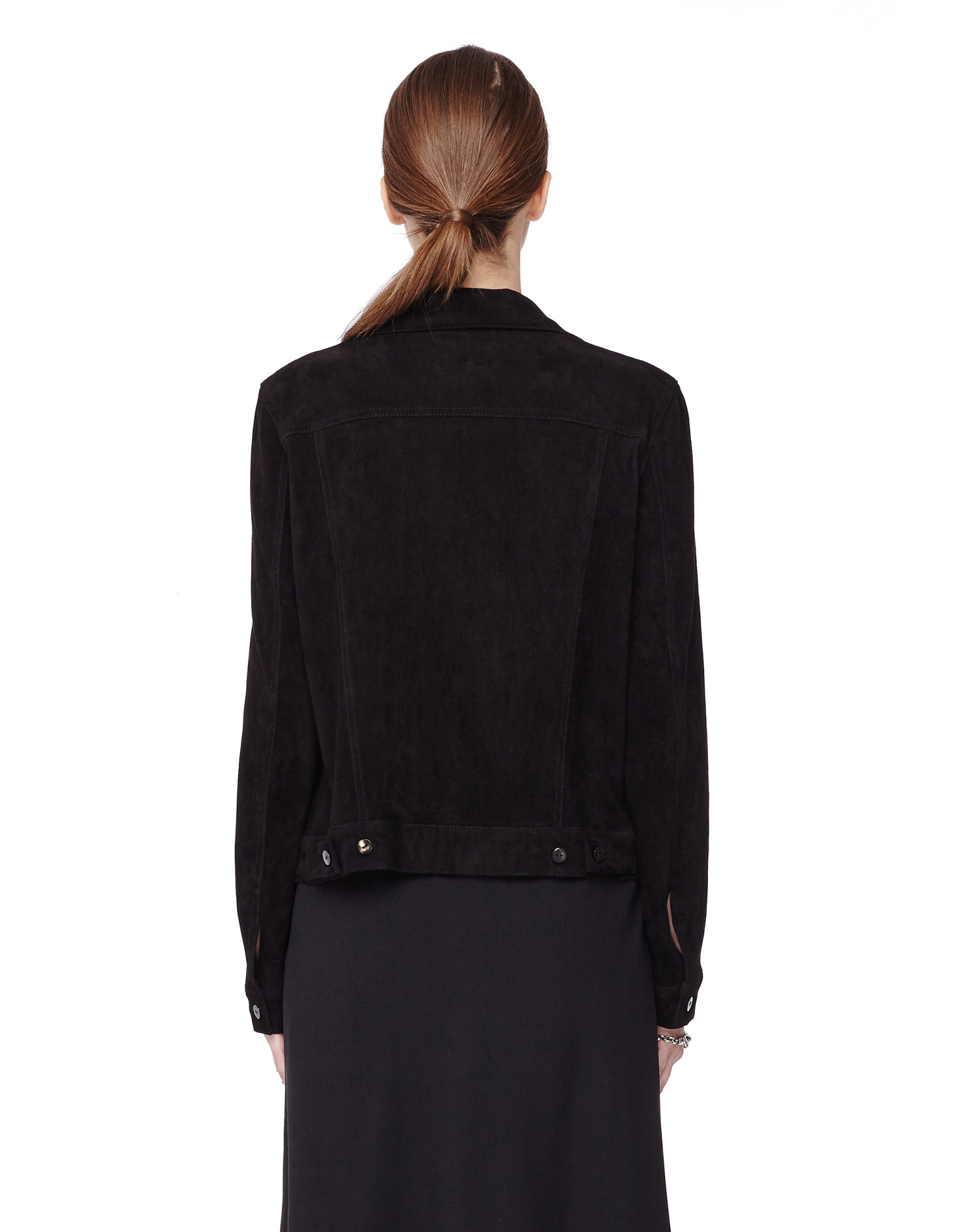 The Row Coltra suede jacket