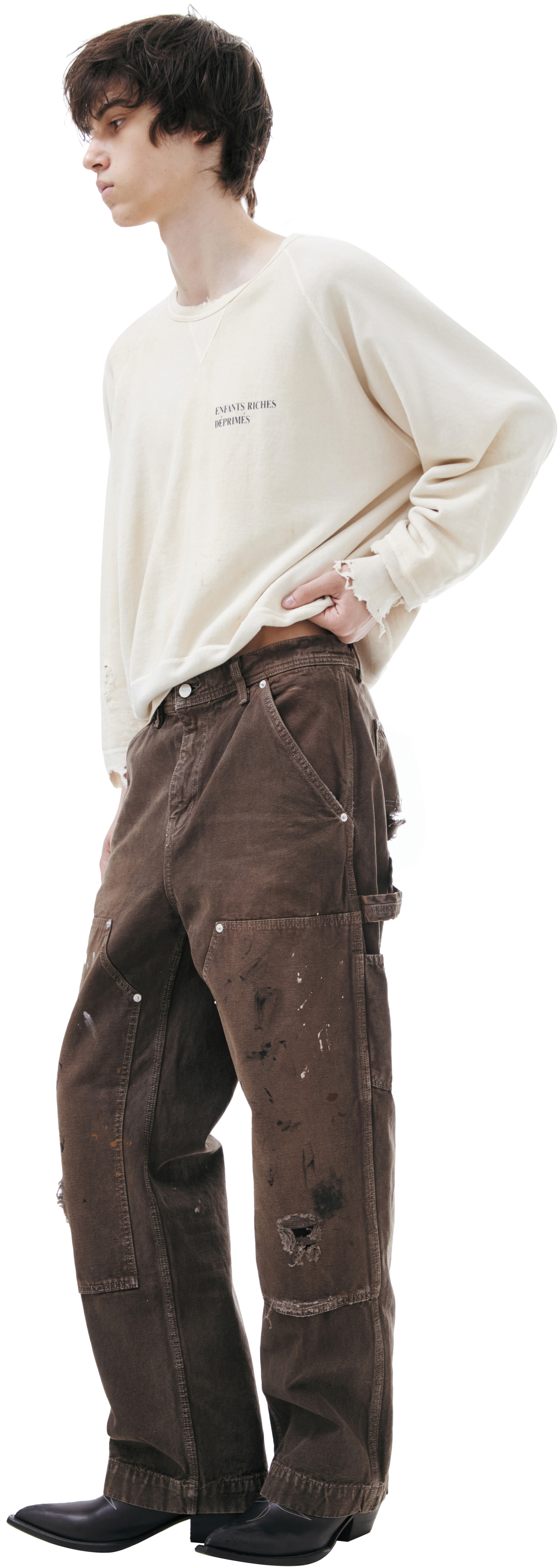 Enfants Riches Déprimés Jeans with a distressed look