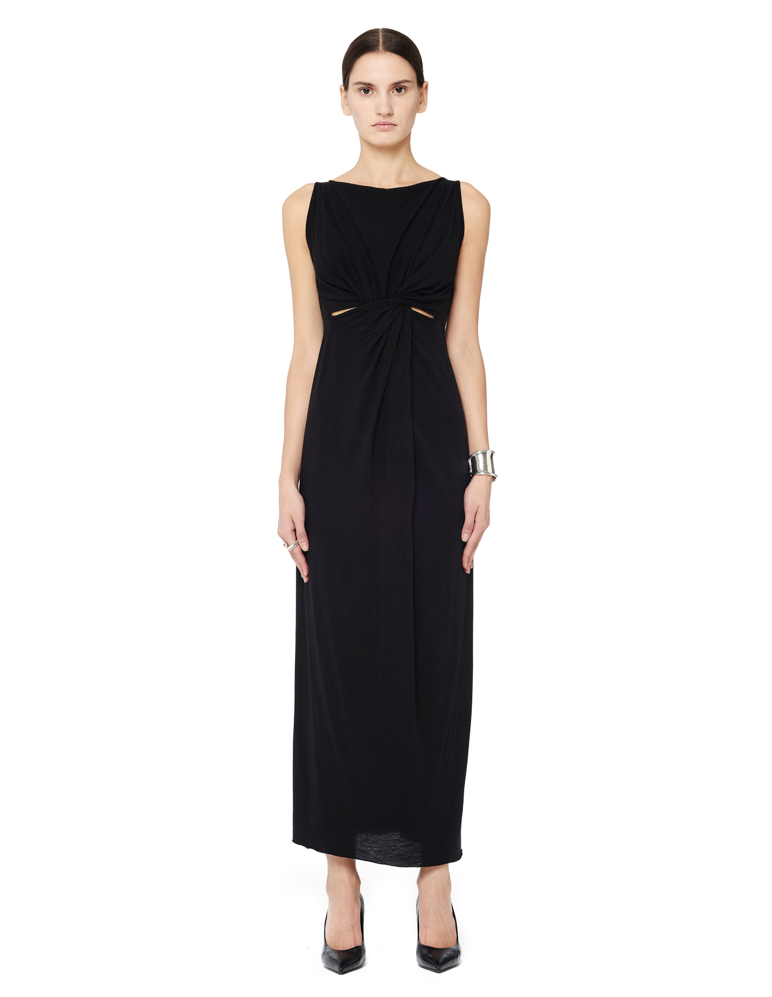 Rick Owens Lilies Платье ниже колена с драпировкой