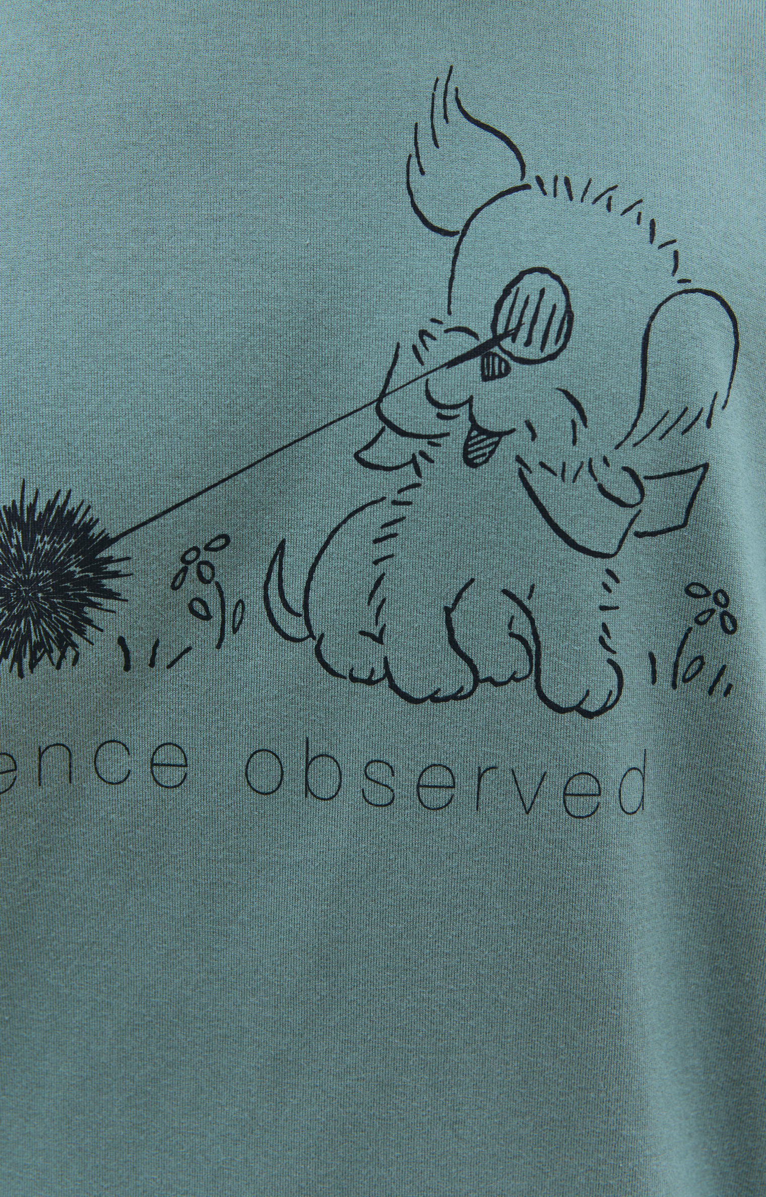 Undercover Футболка с принтом Silence observed
