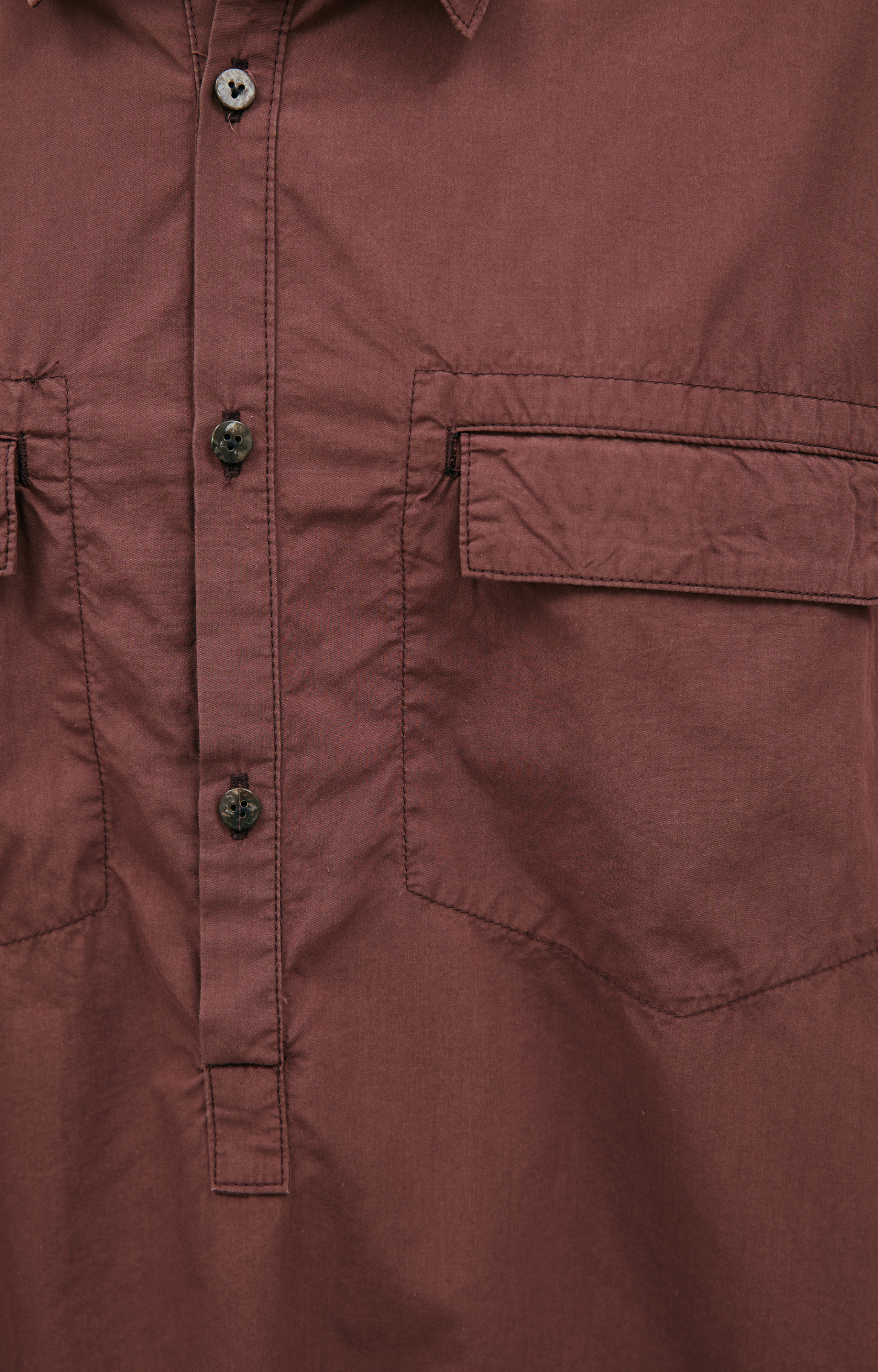 The Viridi-Anne Shirt with patch pockets