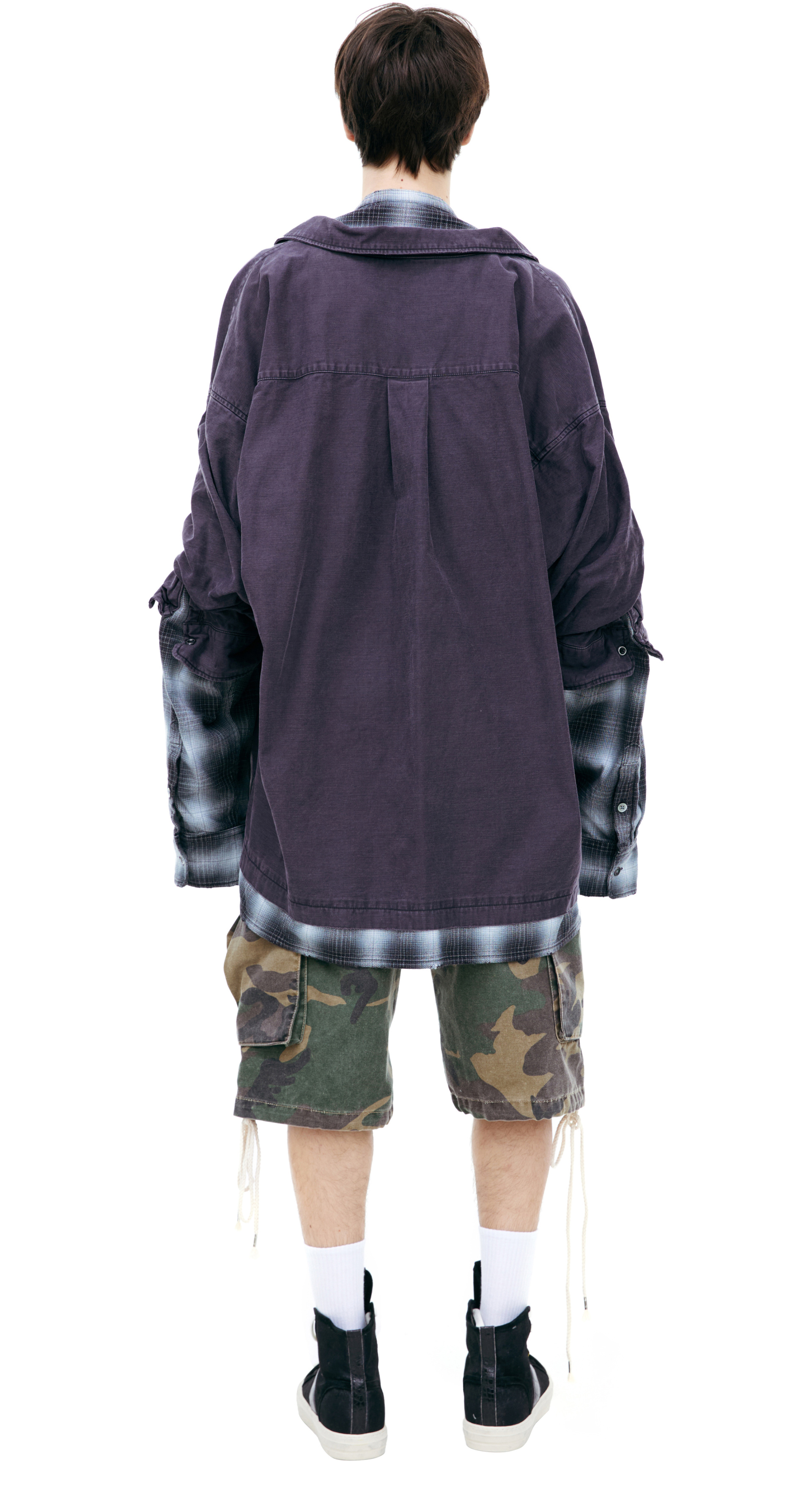 Maison Mihara Yasuhiro Two-layer shirt