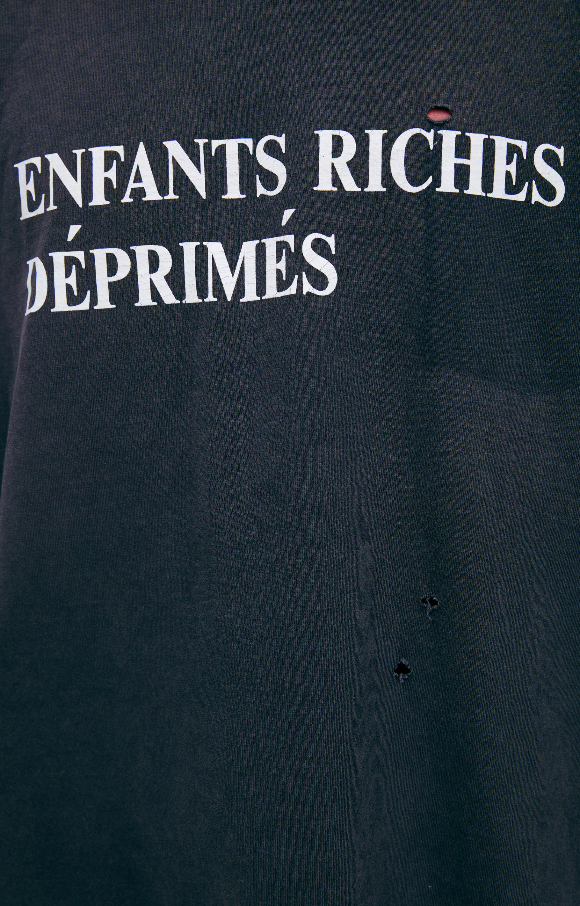 Enfants Riches Déprimés Ripped logo longsleeves