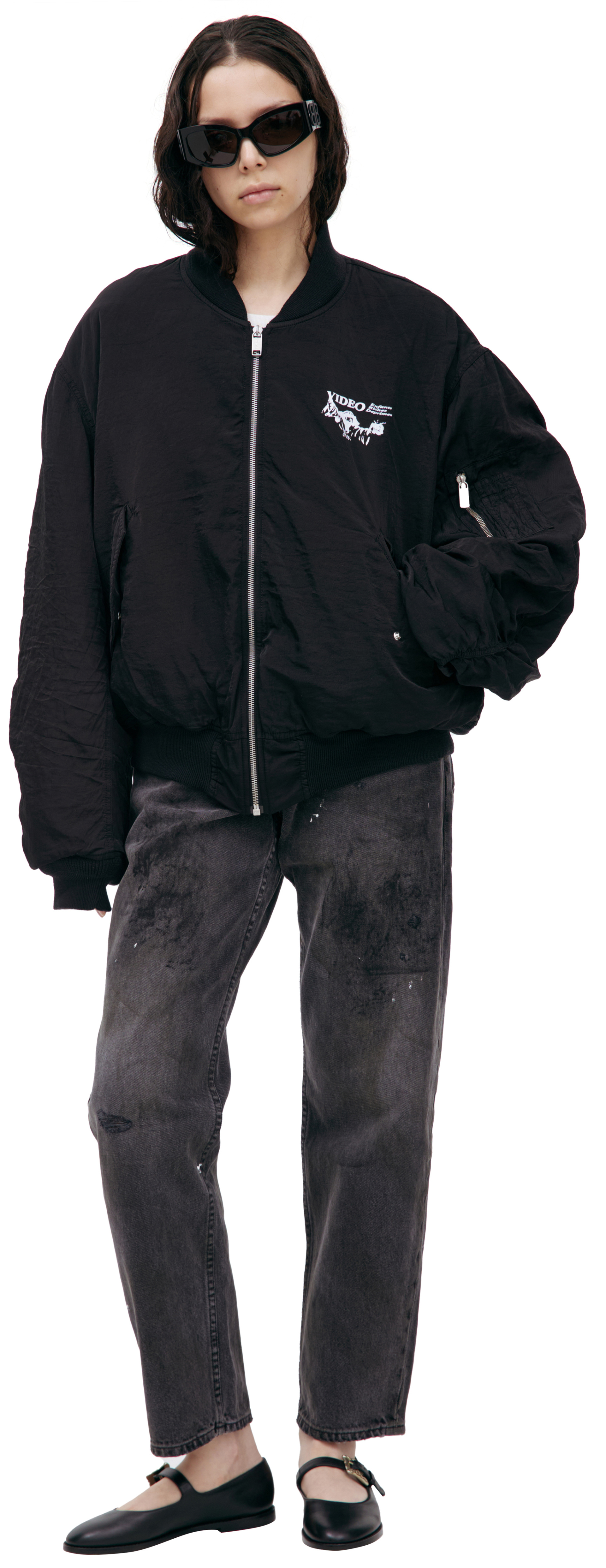 Enfants Riches Déprimés Black zippered bomber