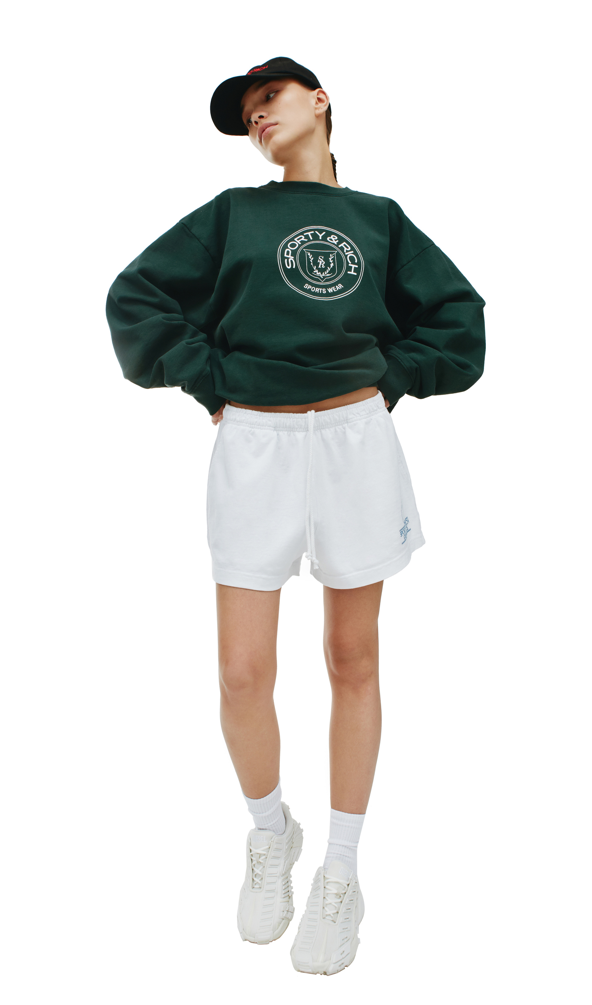 SPORTY & RICH Gymnastics Disco Shorts