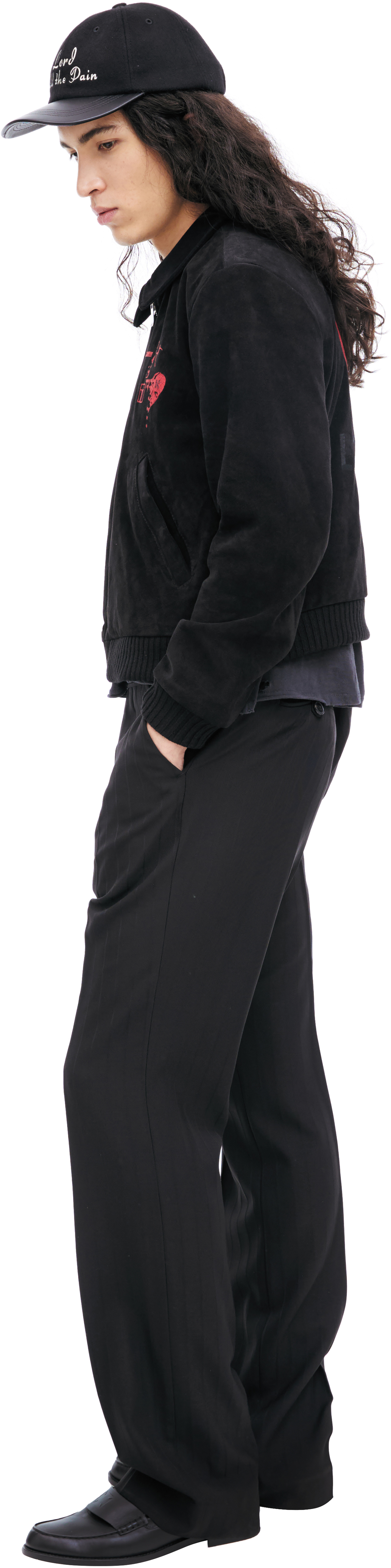 Enfants Riches Déprimés Suede Bomber Jacket