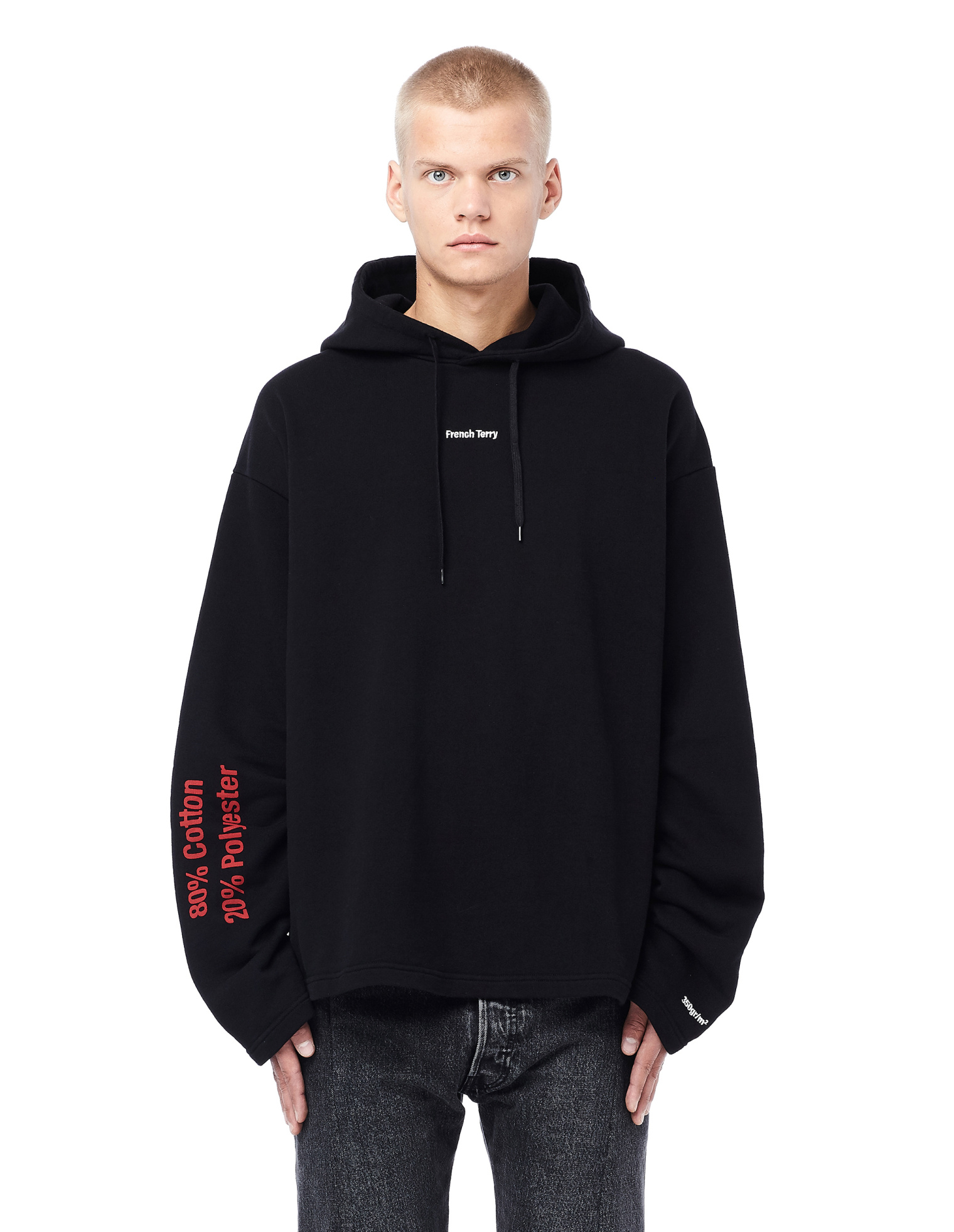 VETEMENTS Худи с составом \'French Terry\'
