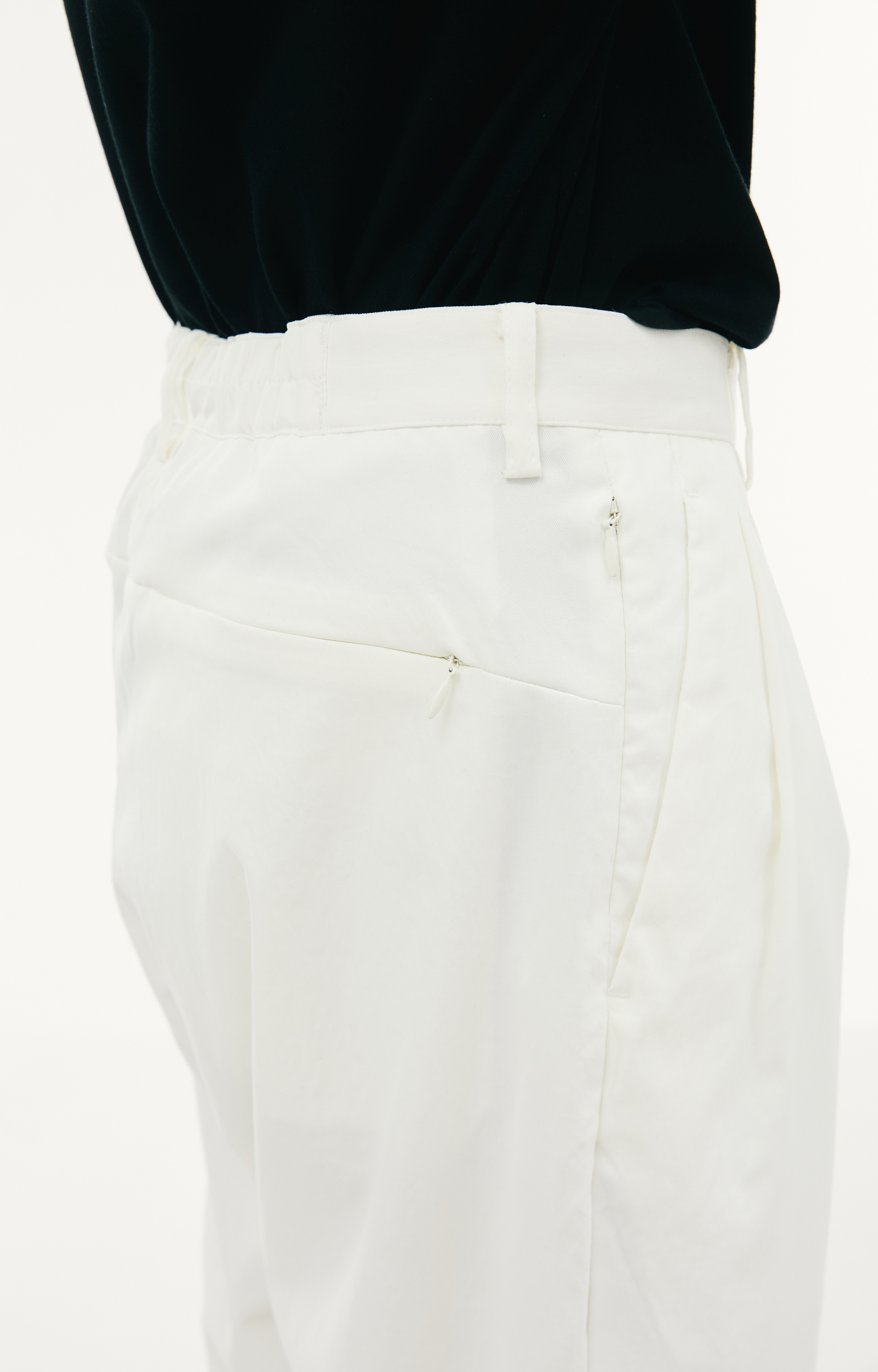 KIMMY White straight trousers