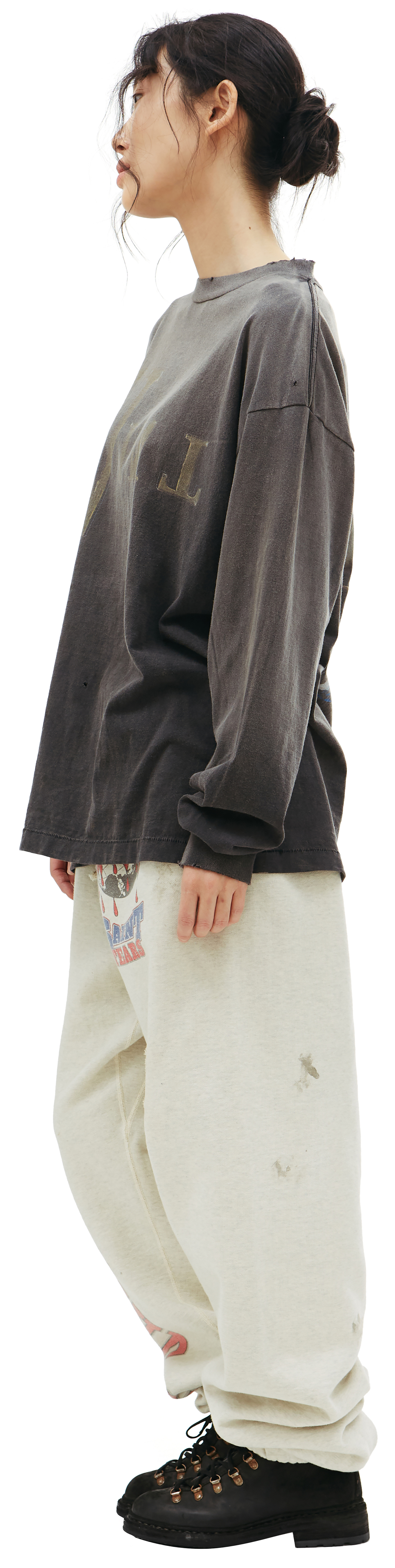 Saint Michael Saint Michael x VLONE printed long sleeve t-shirt