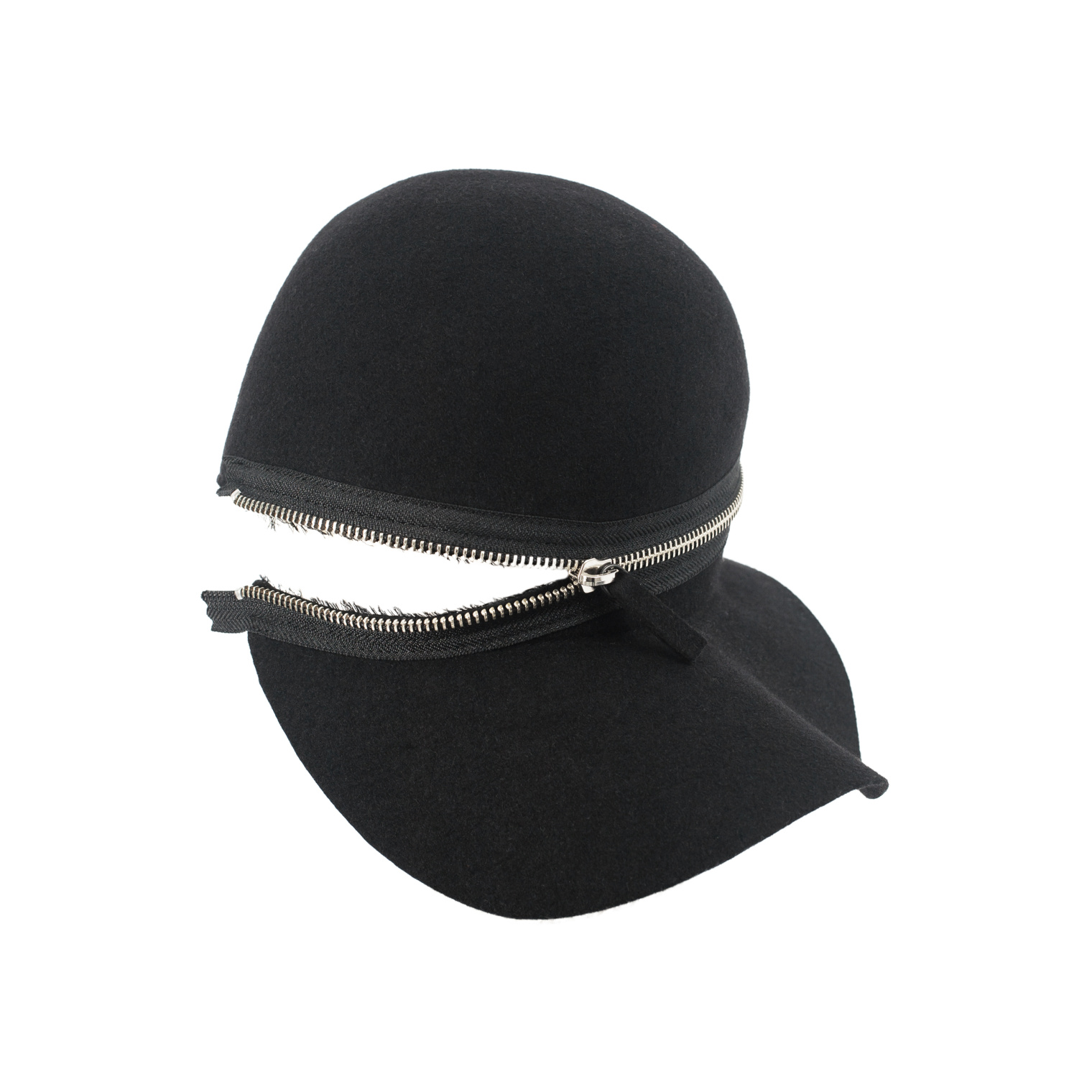 Yohji Yamamoto Black Wool Cap