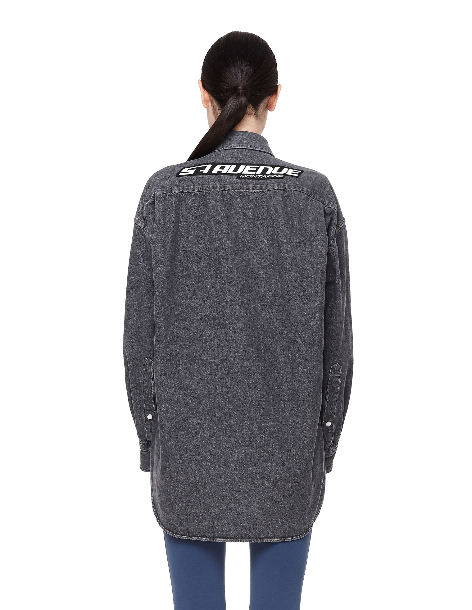 Balenciaga 57 Avenue Montaigne Denim Shirt