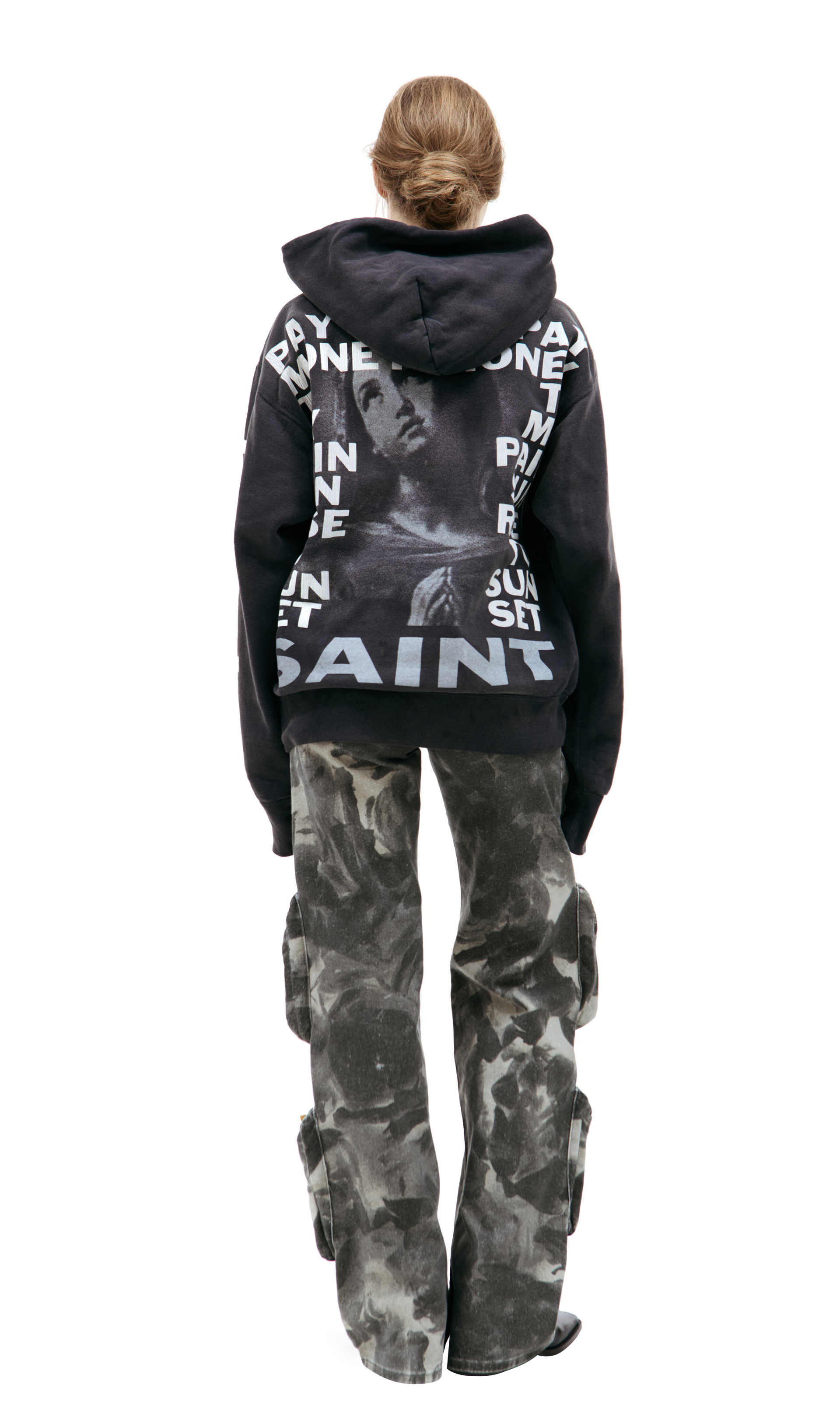 Saint Michael \'MONEY\' printed hoodie