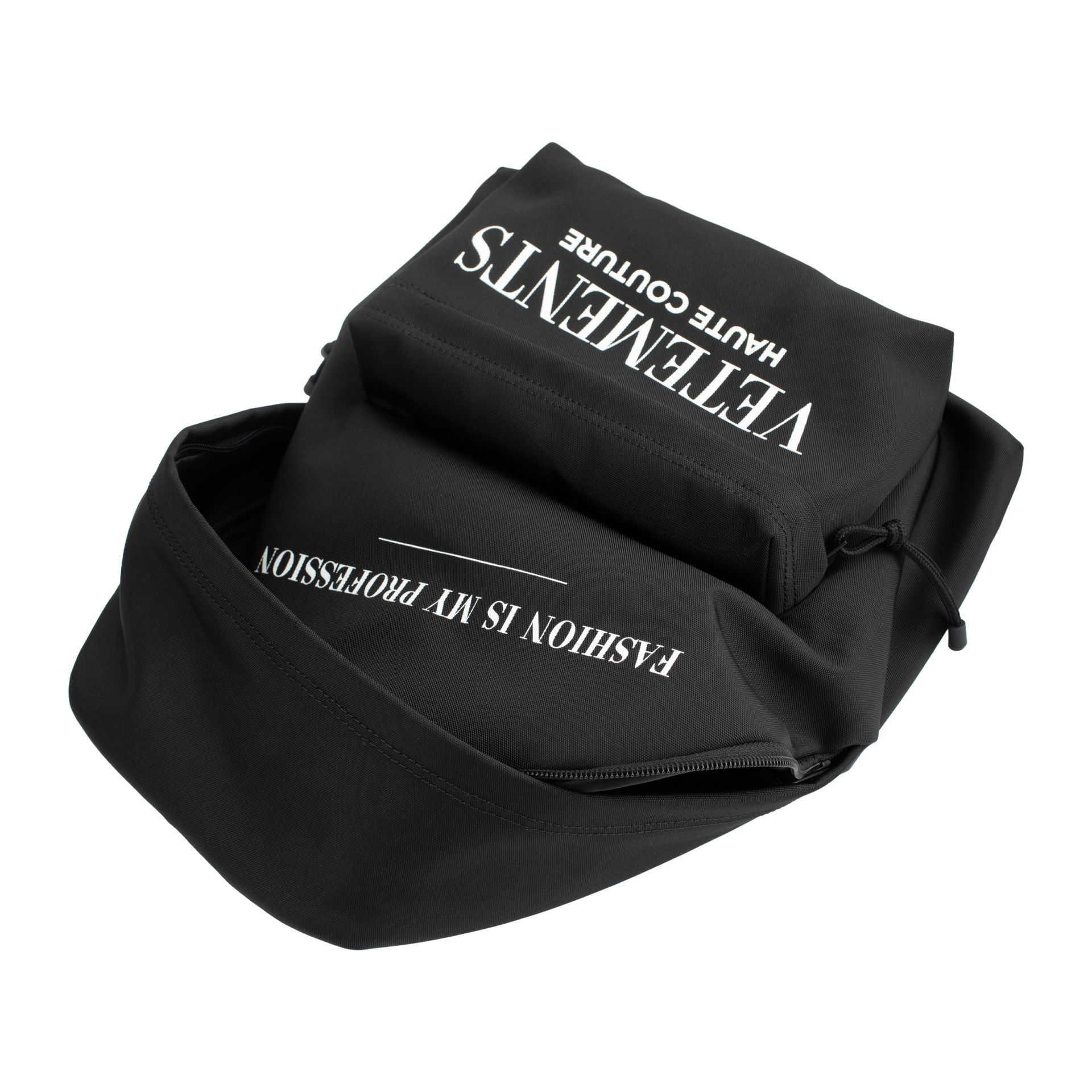 VETEMENTS Fashion is my Profession Printed Backpack