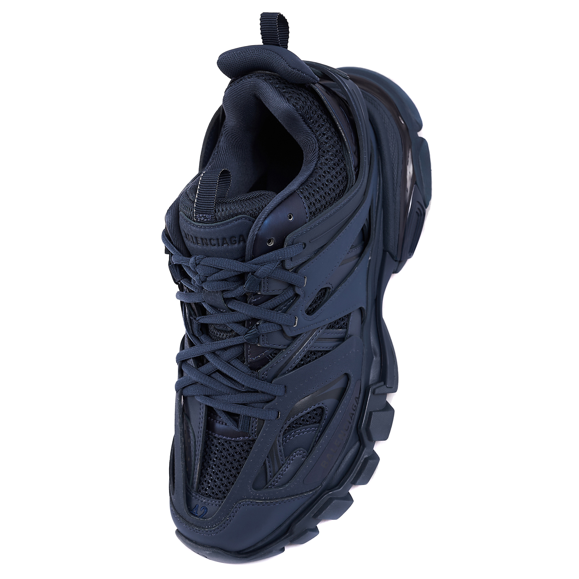 Balenciaga Navy Blue Track Sneakers