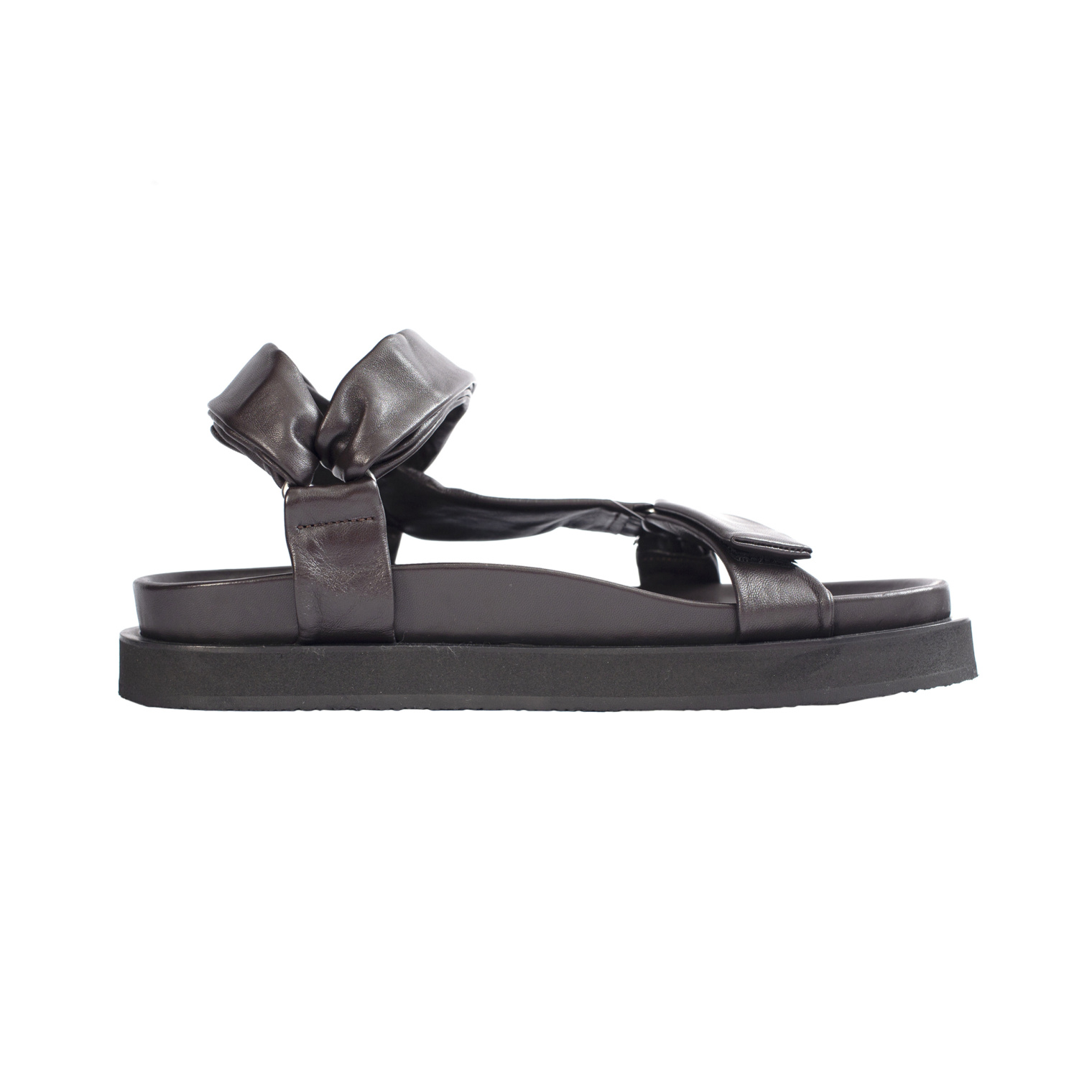 Jil Sander Brown Leather Sandals