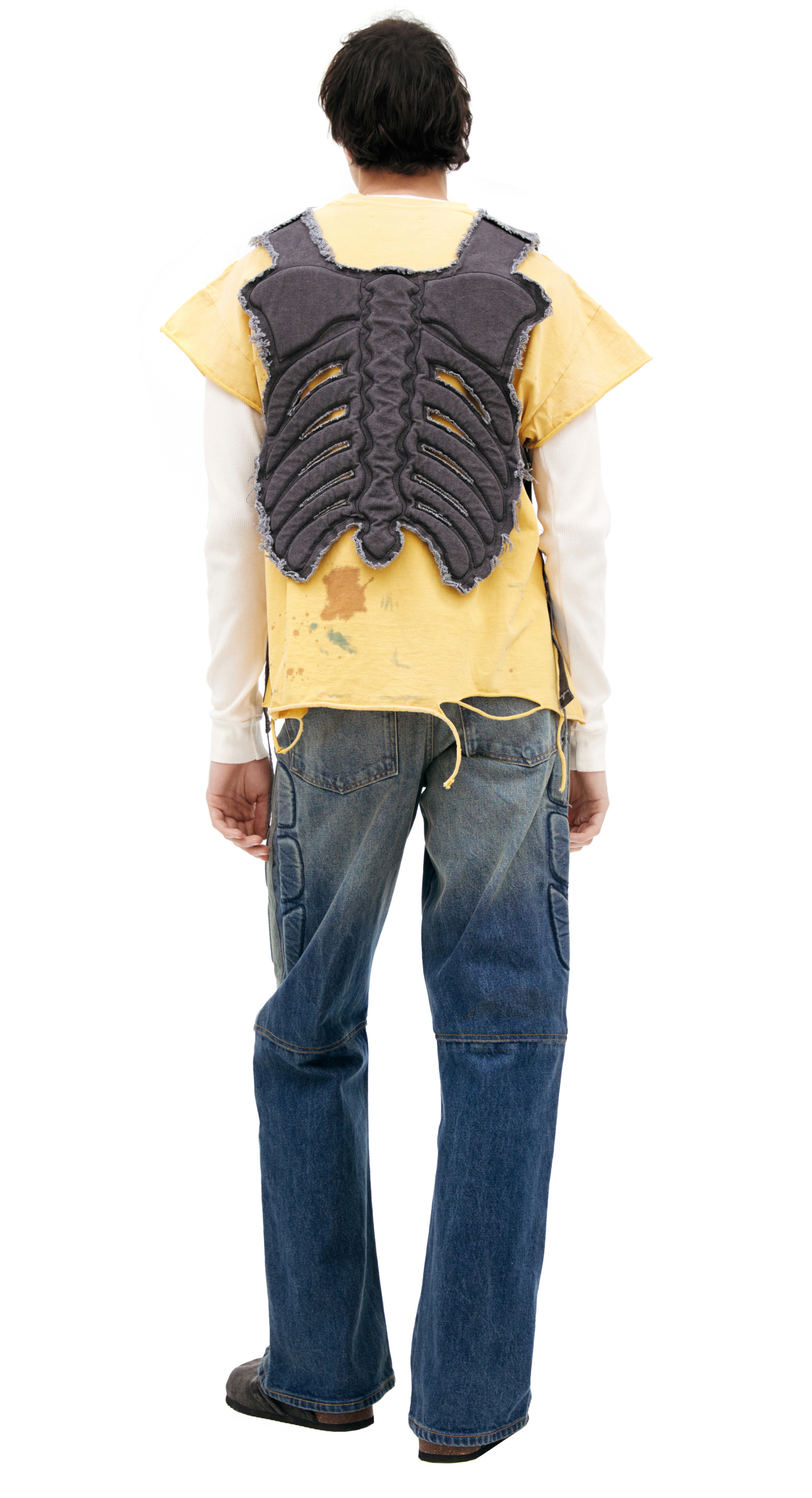 Satoshi Nakamoto Black skeleton vest