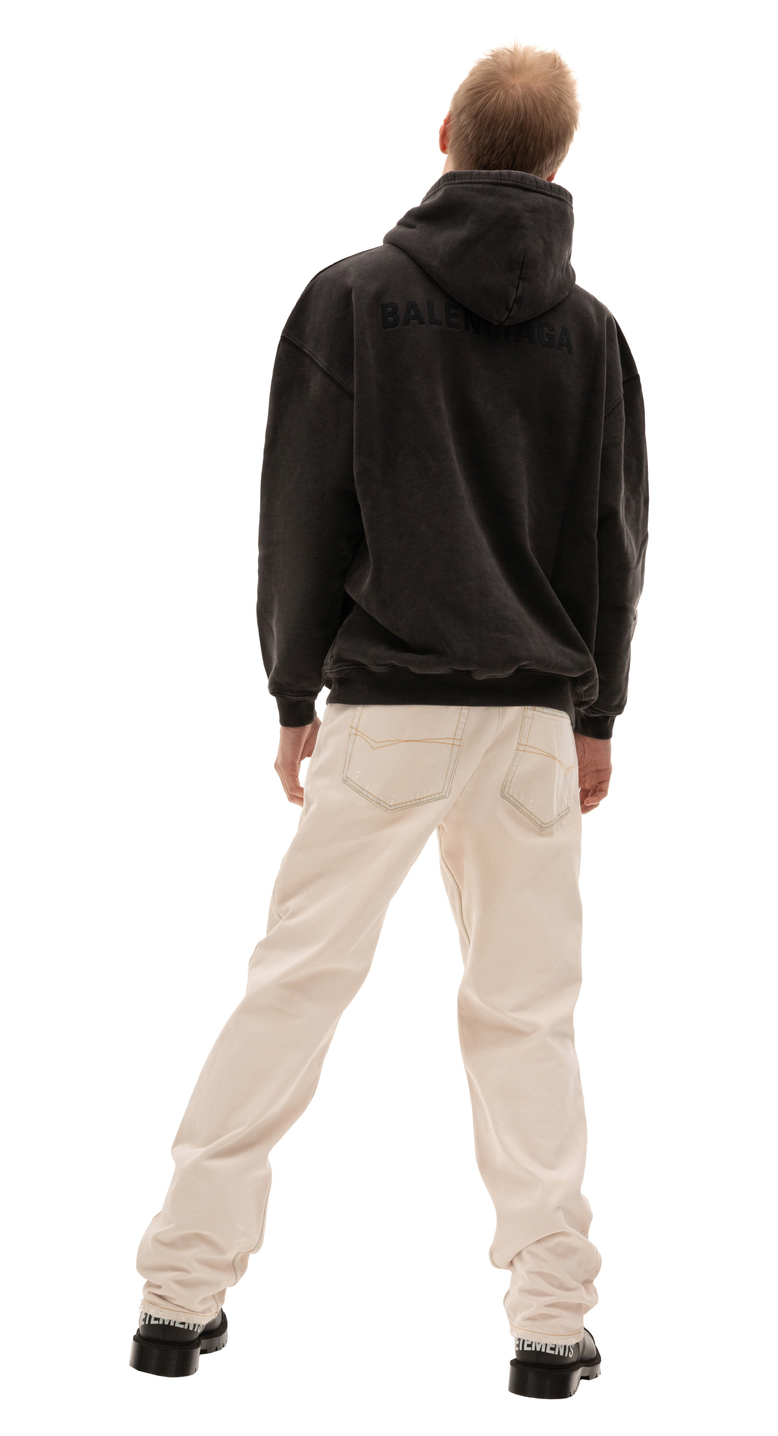 Balenciaga Dark grey Oversize hoodie