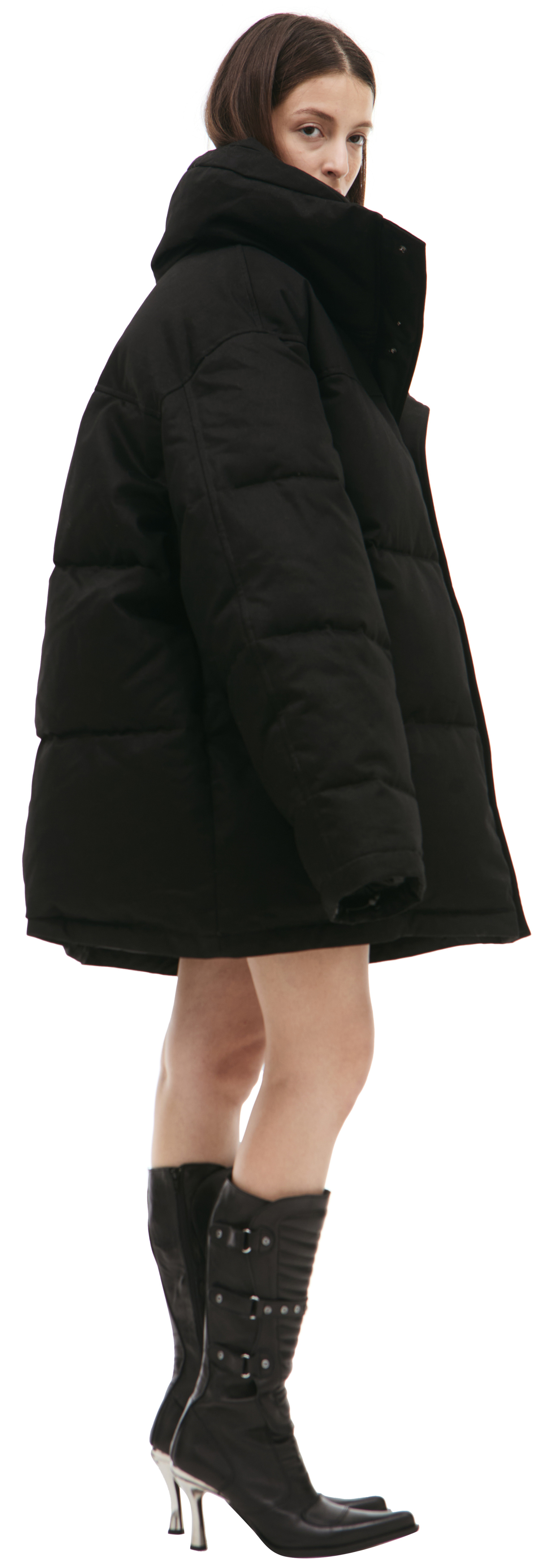 VETEMENTS Down jacket with high collar