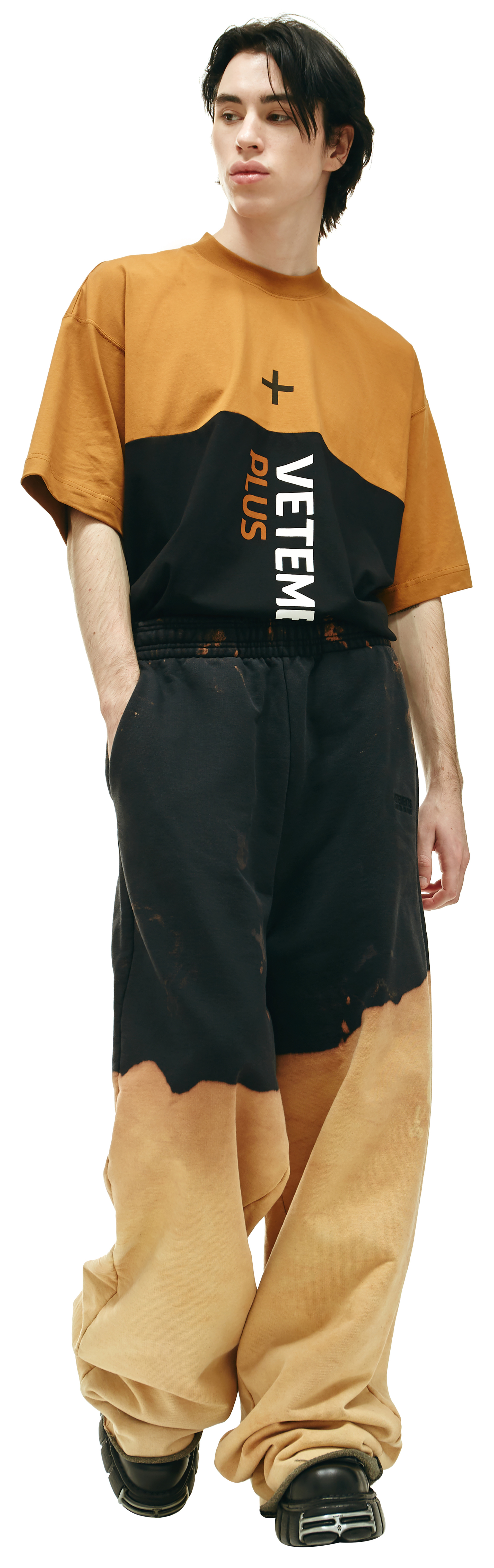 VETEMENTS Bleached effect sweatpants