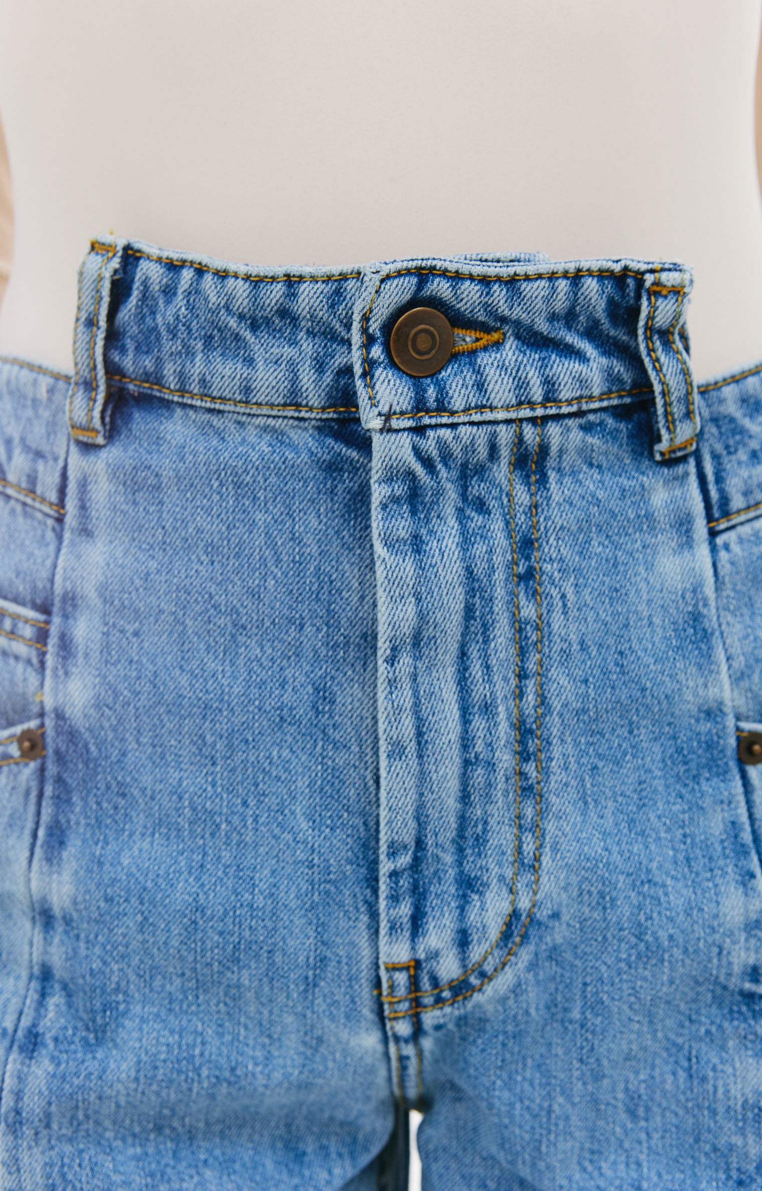 Maison Margiela Wide-leg paneled Jeans
