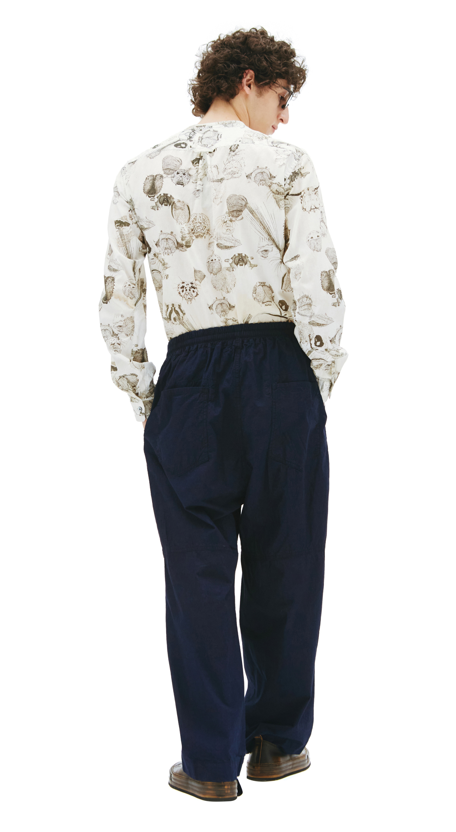 The Viridi-Anne Cotton wide trousers