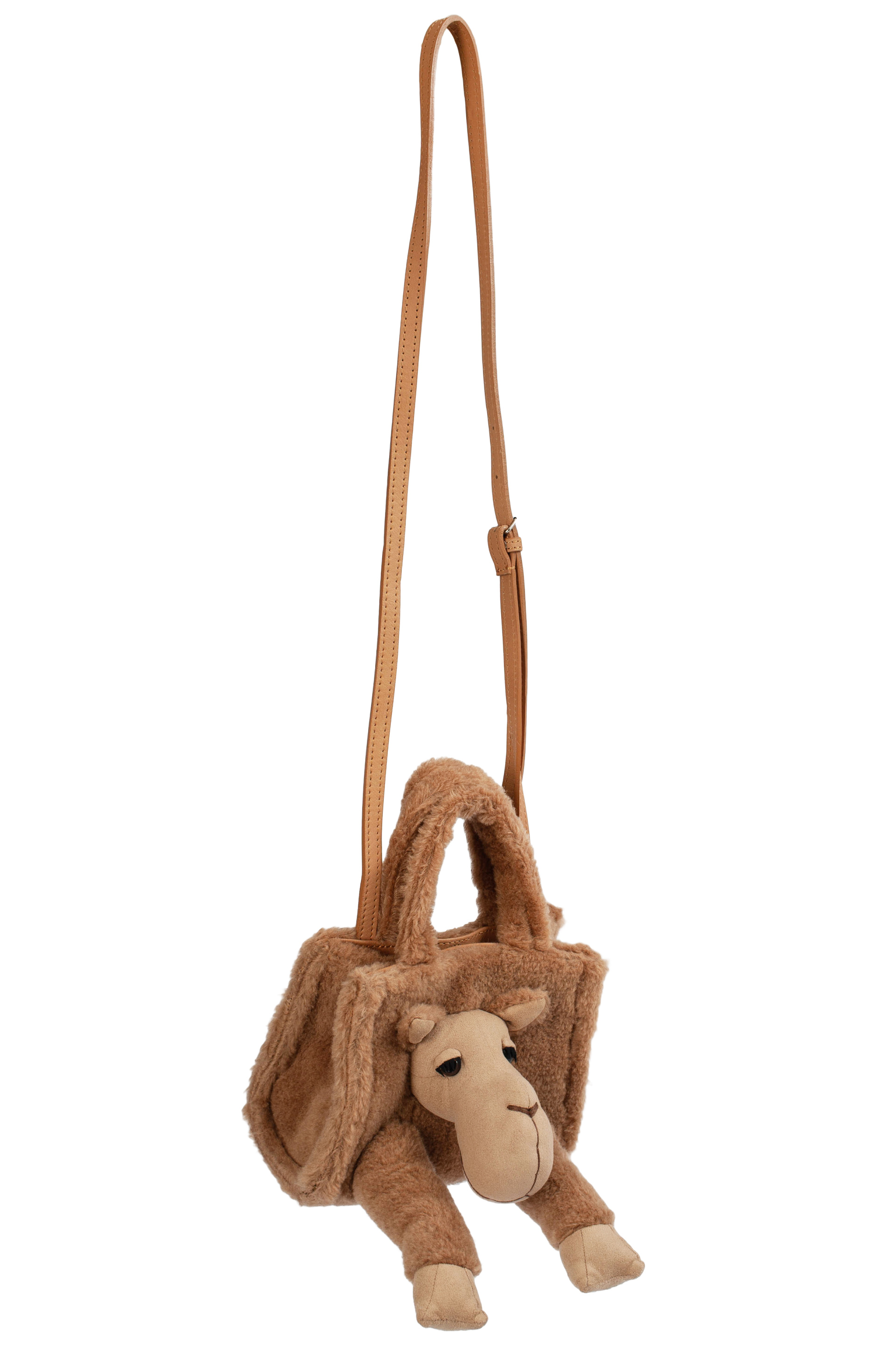 Doublet Beige Alpaca Wool Small Bag