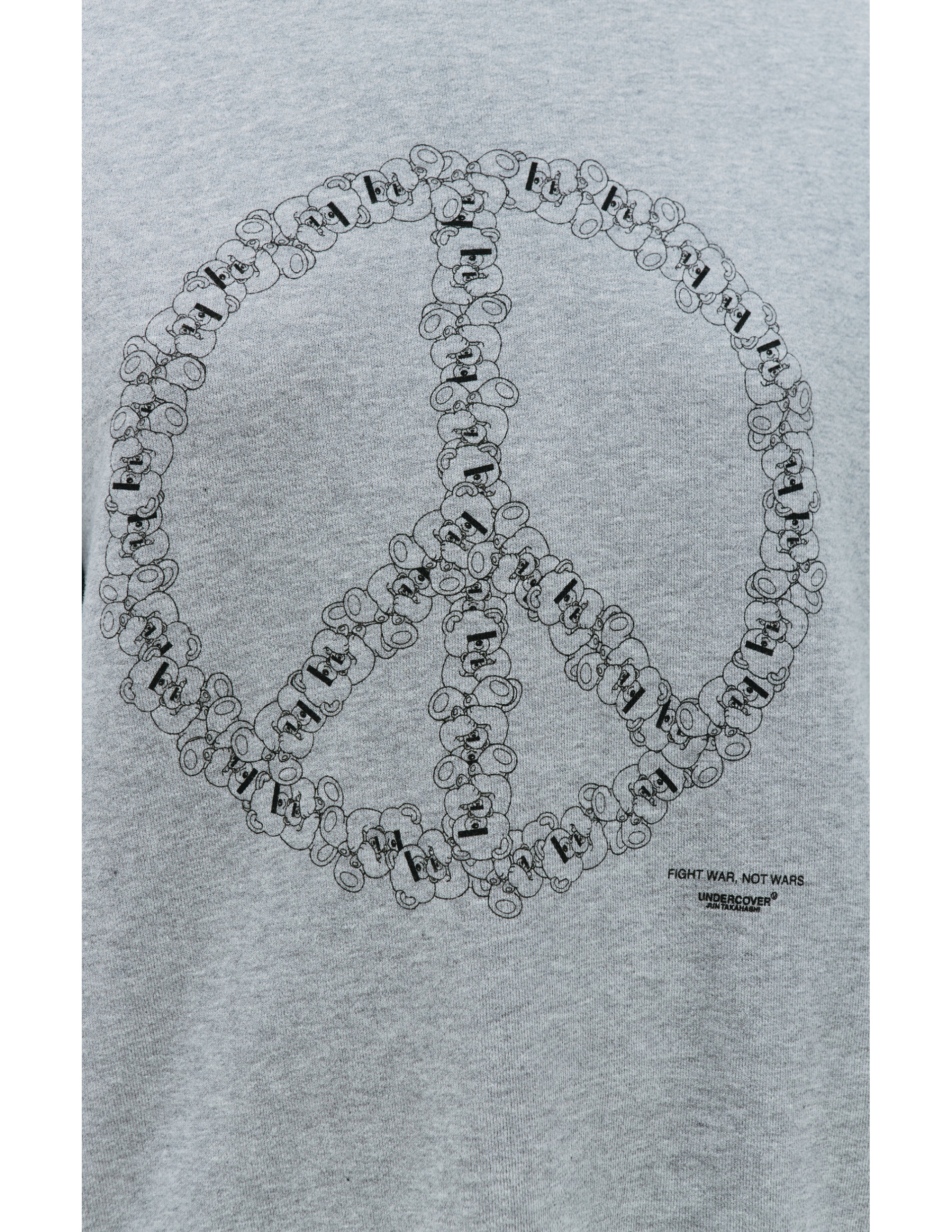Undercover Peace Sign Sweatshirt in Grey