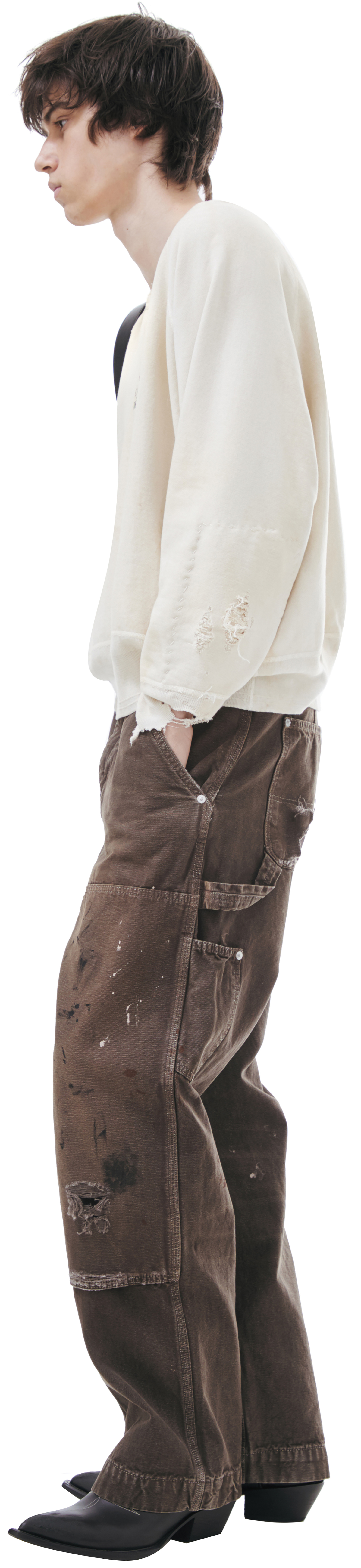 Enfants Riches Déprimés Oversized sweatshirt with distressed details