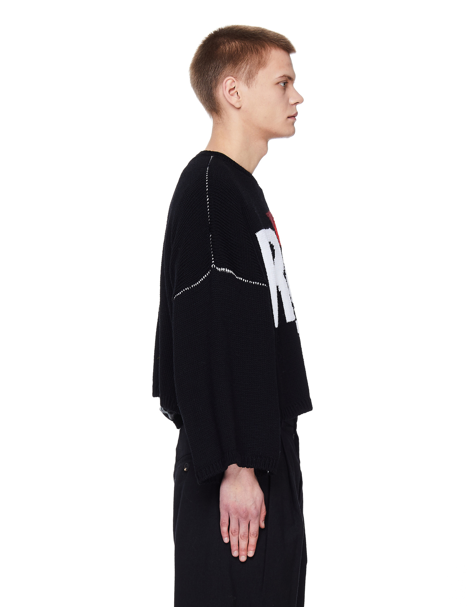 Raf Simons Оверсайз свитер с логотипом