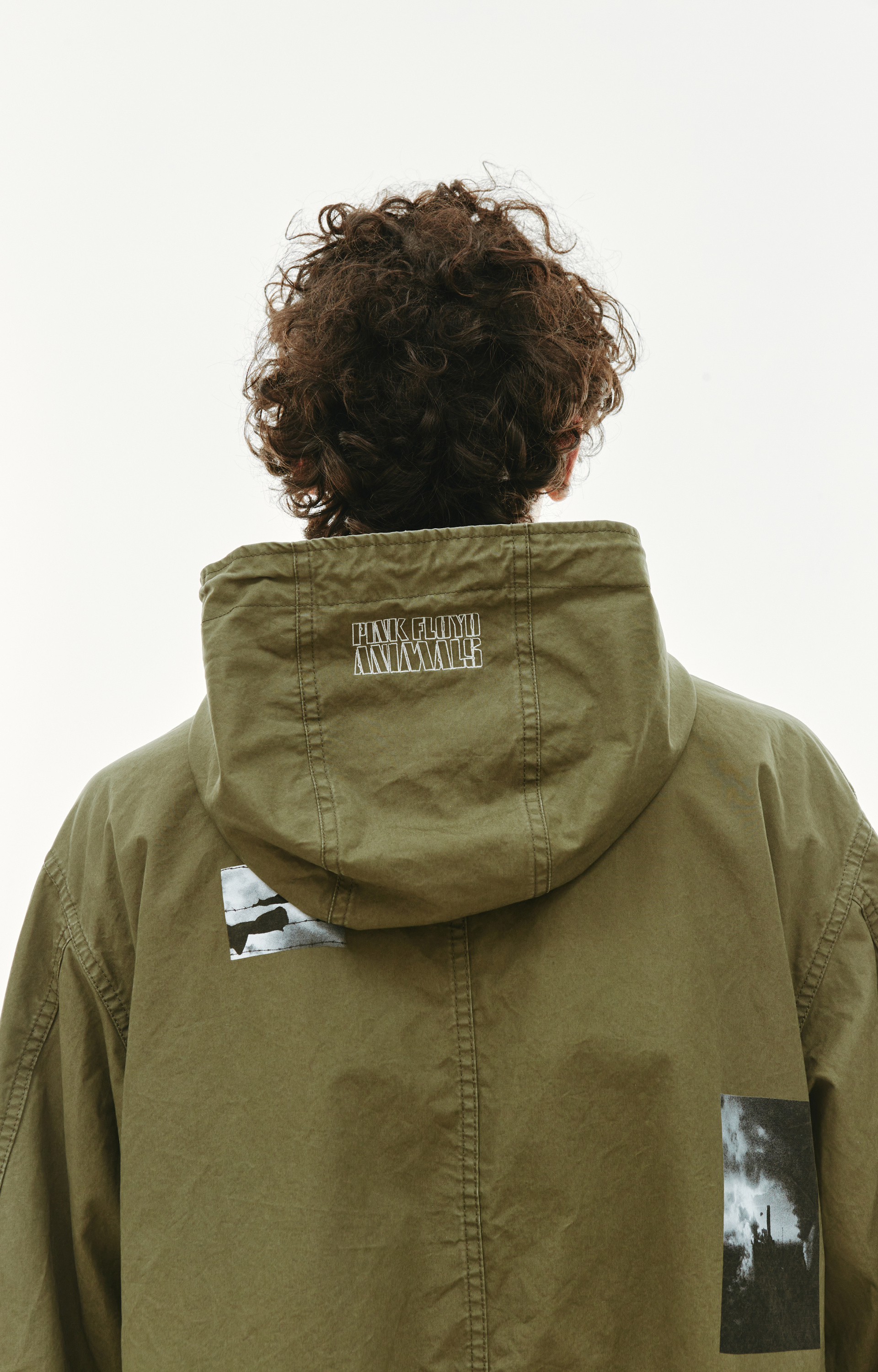 Undercover Pink Floyd Graphics Printed Coat